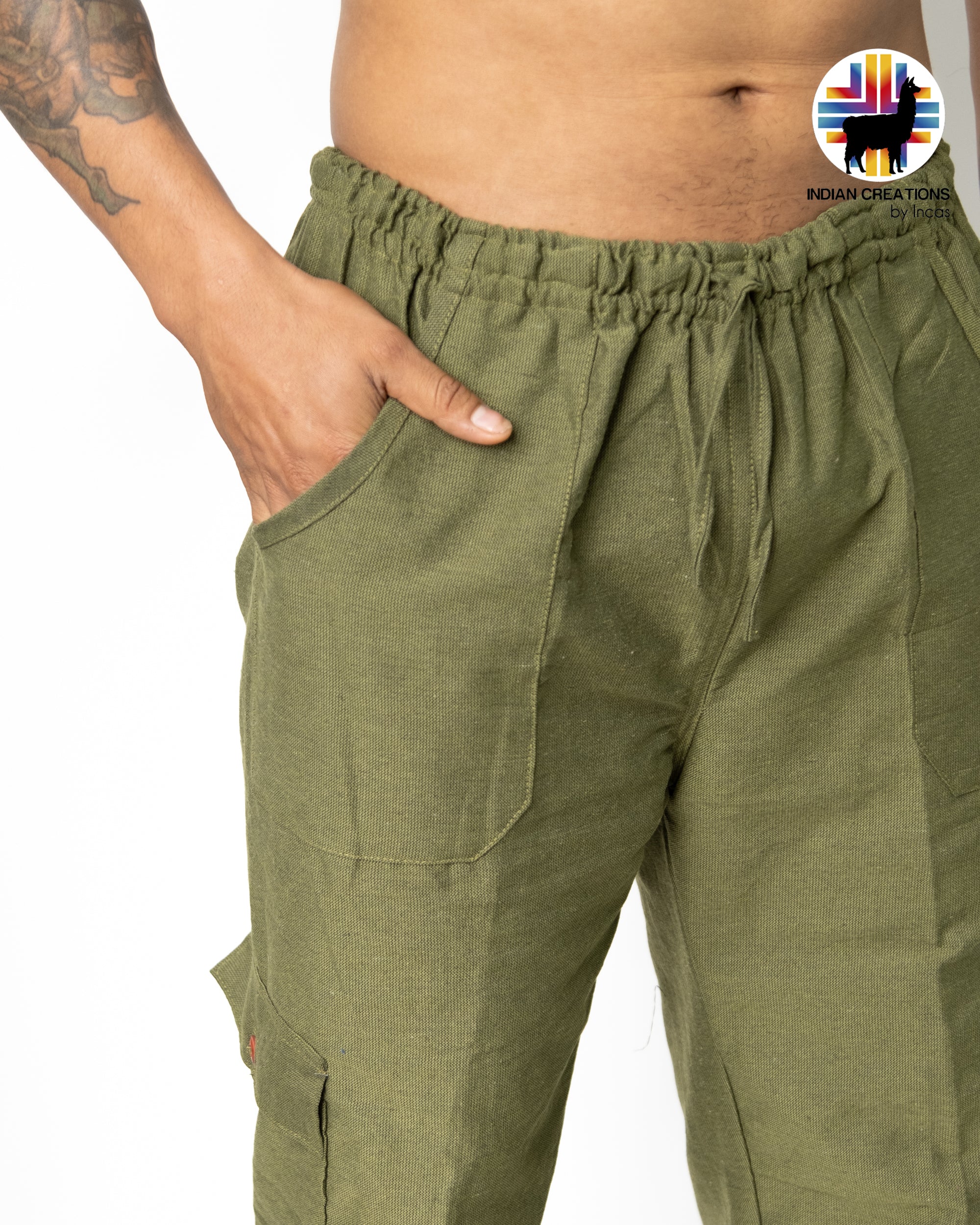 Boho Cotton Pants. Hippie Style Pants.