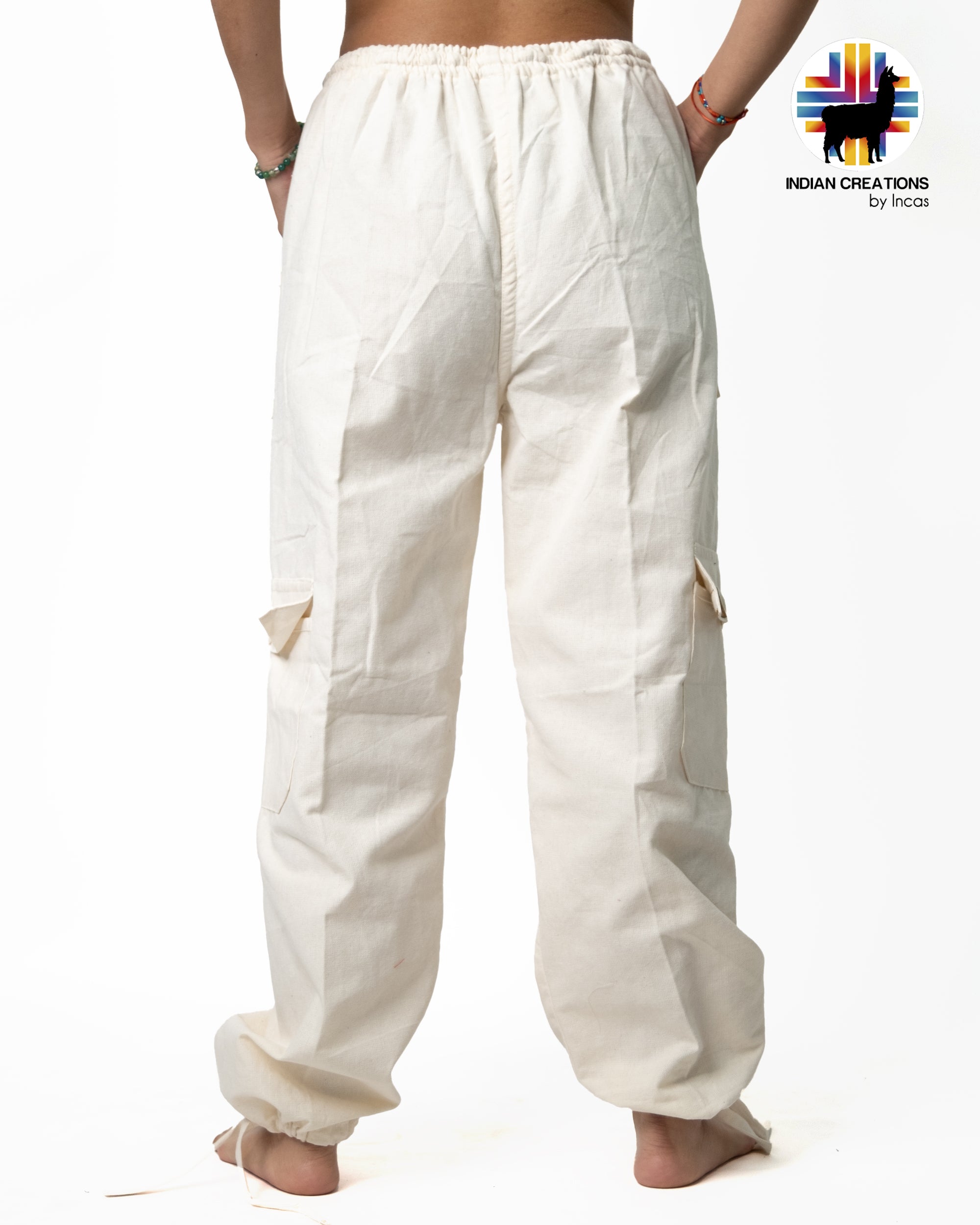 Boho Cotton Pants. Hippie Style Pants.