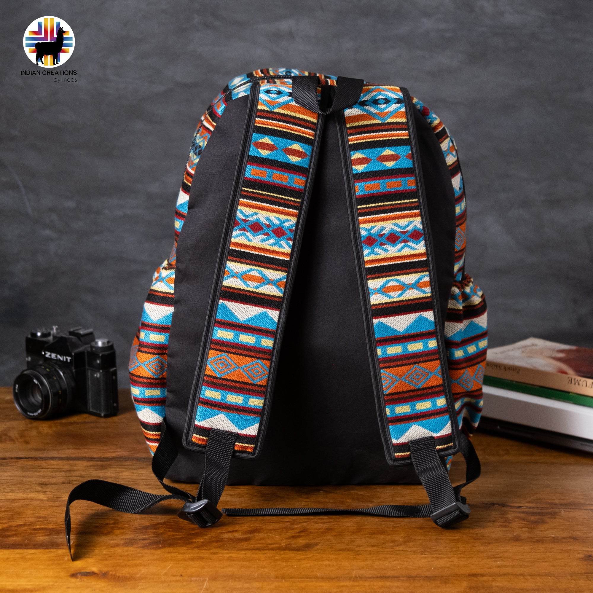 Handmade Backpack (The Indigenous Face) Exclusive Design. Lightweight. Unique, accessible.
