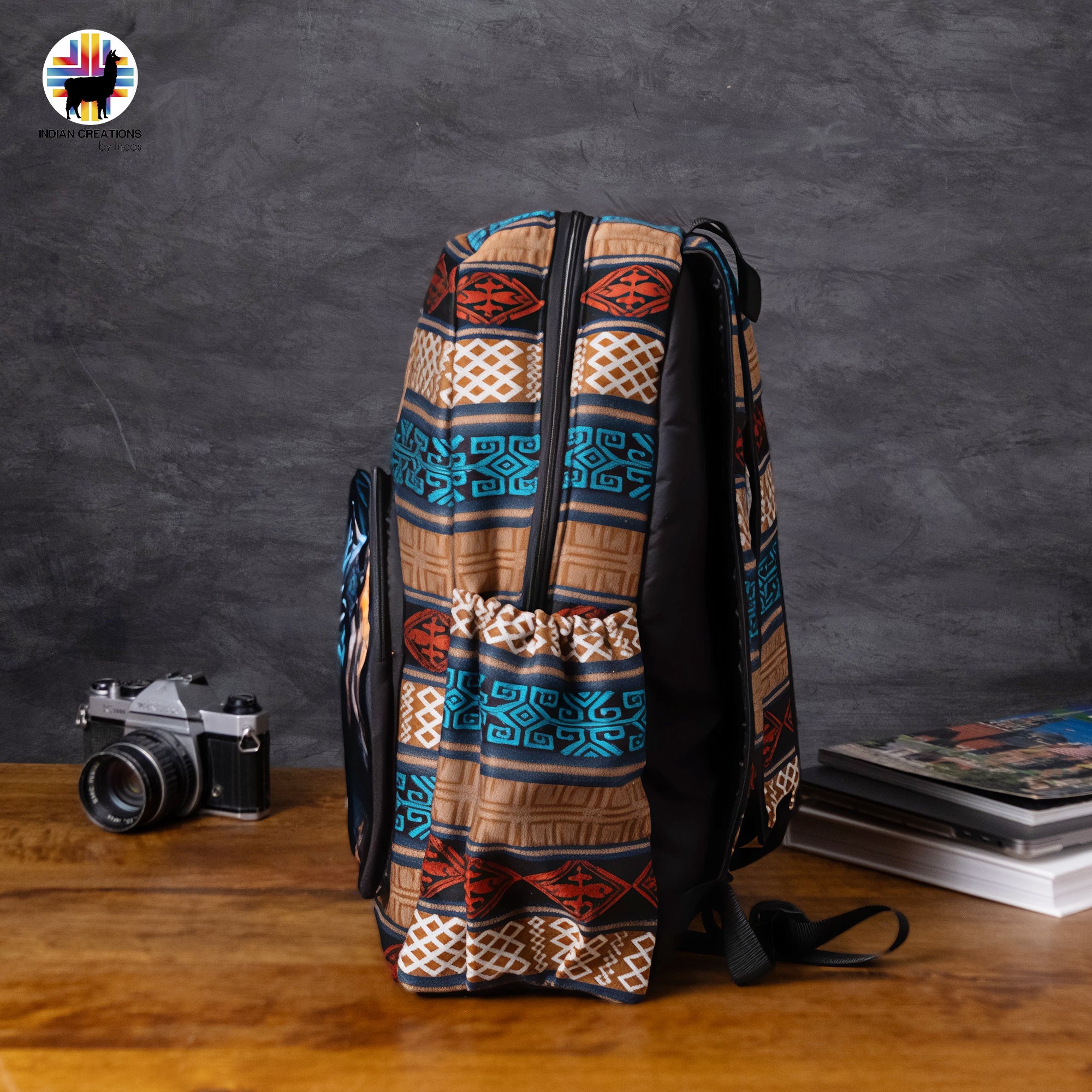 Handmade Backpack (Wolf Vibes) Exclusive Design. Lightweight. Unique, accessible.