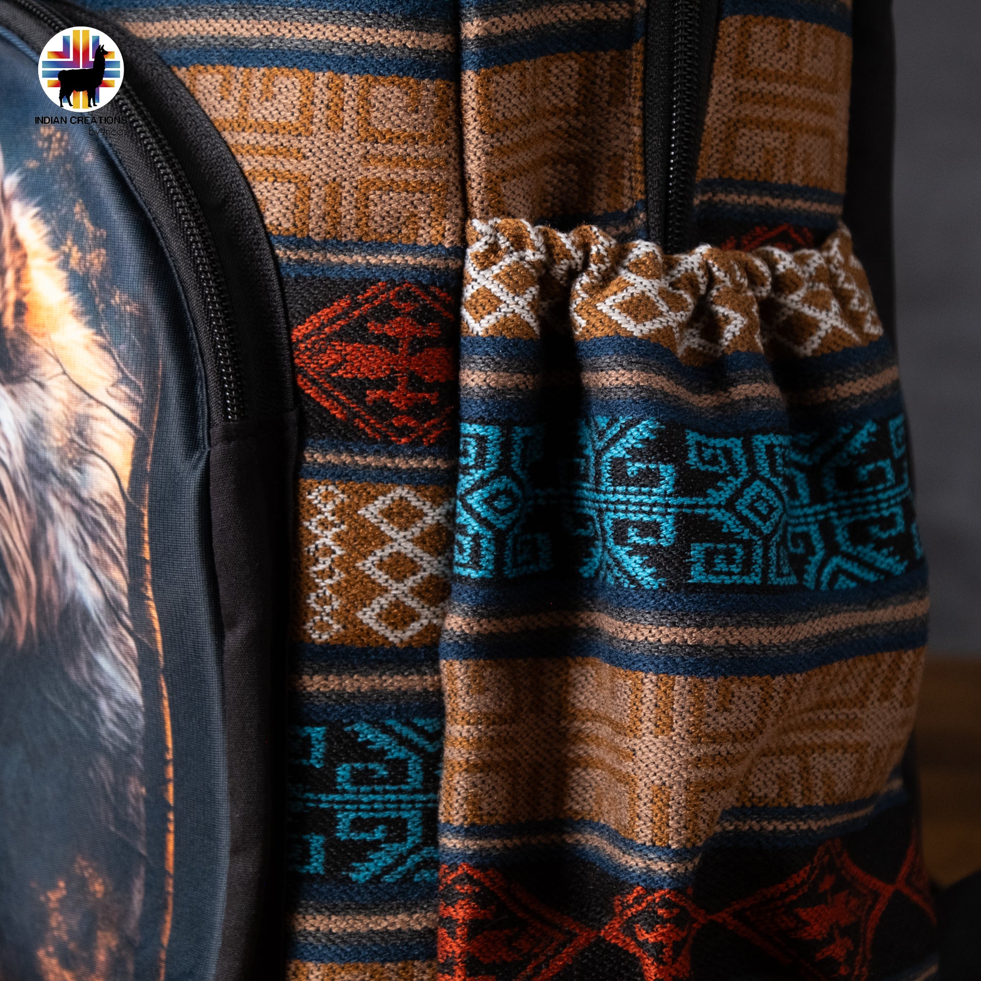 Handmade Backpack (Wolf Vibes) Exclusive Design. Lightweight. Unique, accessible.