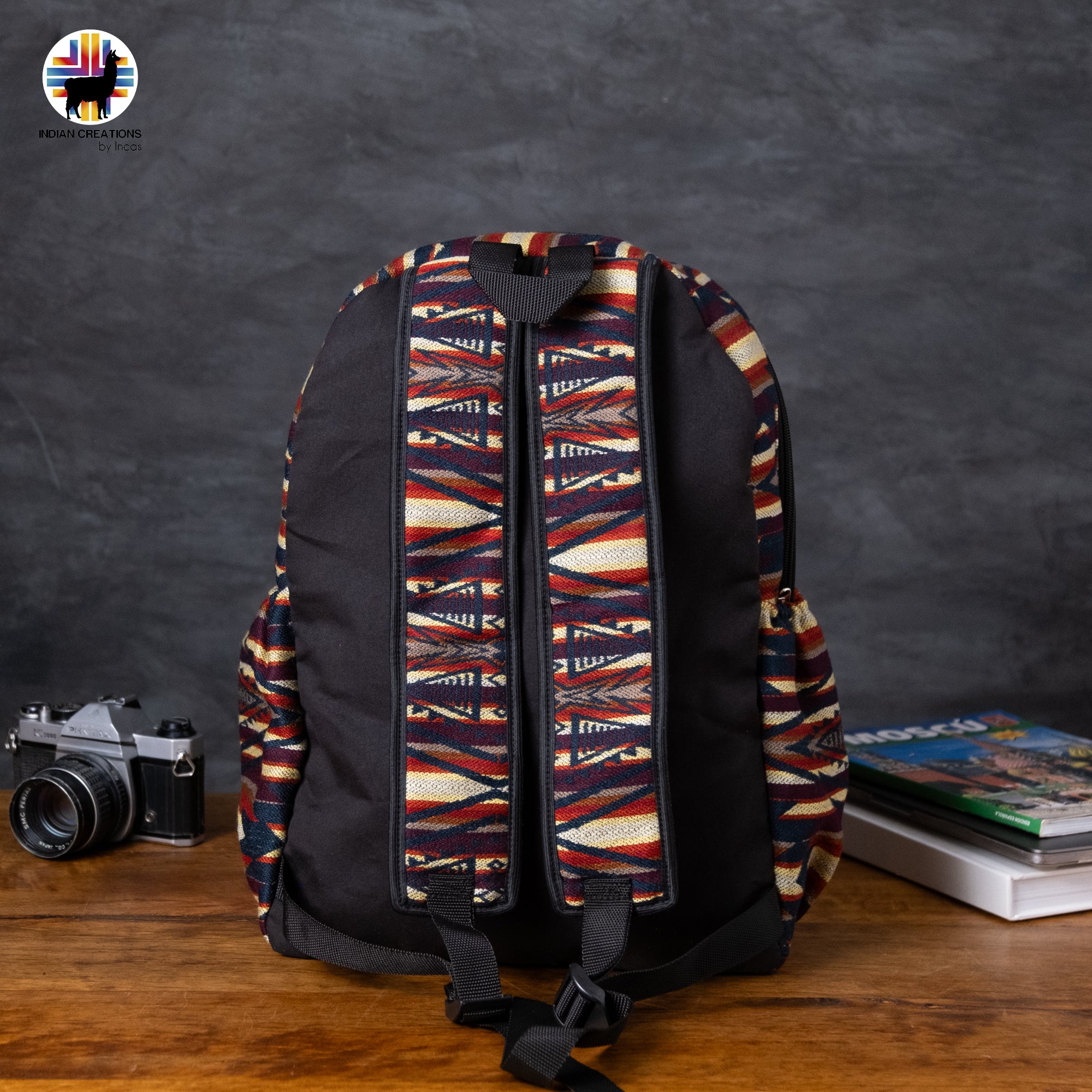 Handmade Backpack (Buffalo Sunset) Exclusive Design. Lightweight. Unique, accessible.
