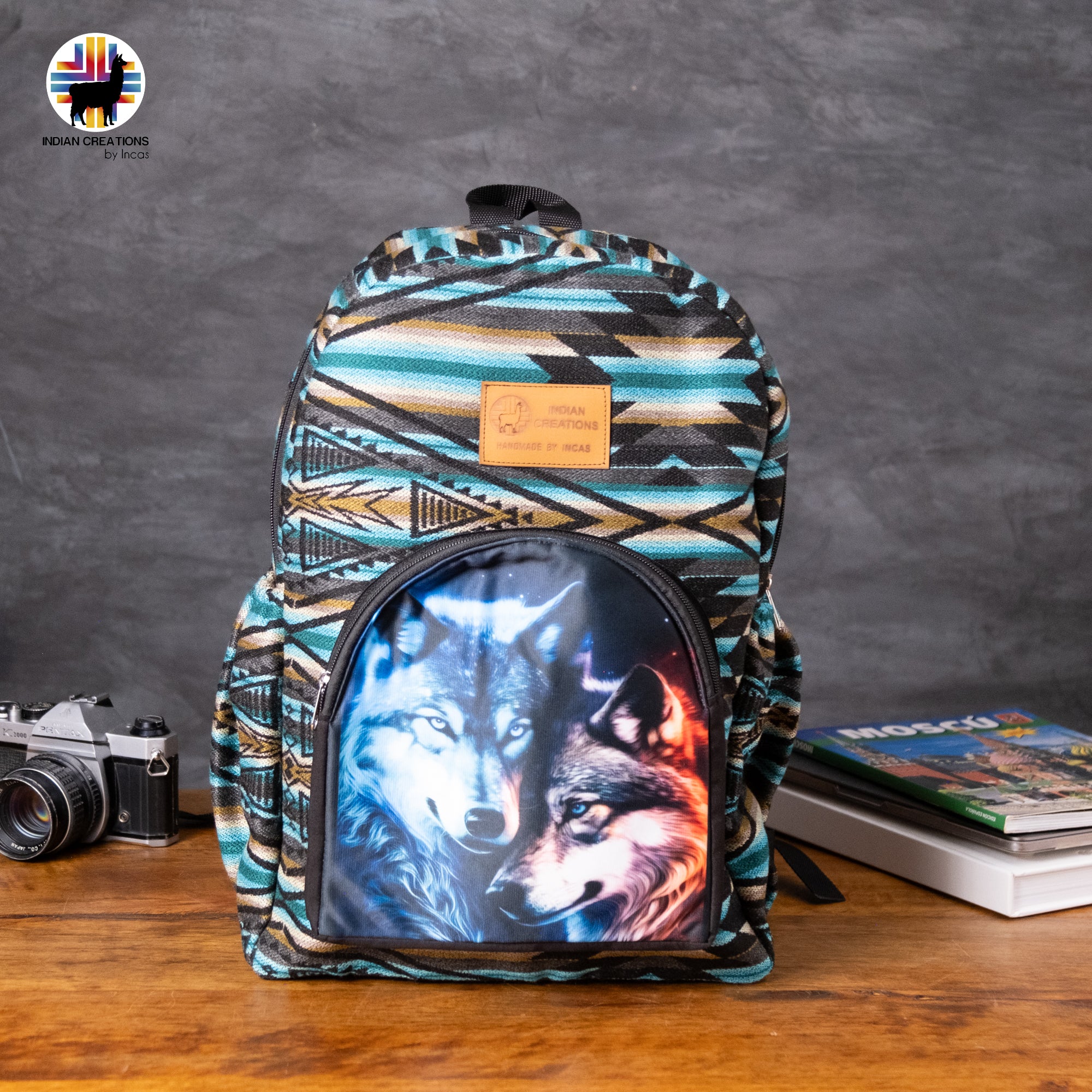 Handmade Backpack (Spiritual Connection) Exclusive Design. Lightweight. Unique, accessible.