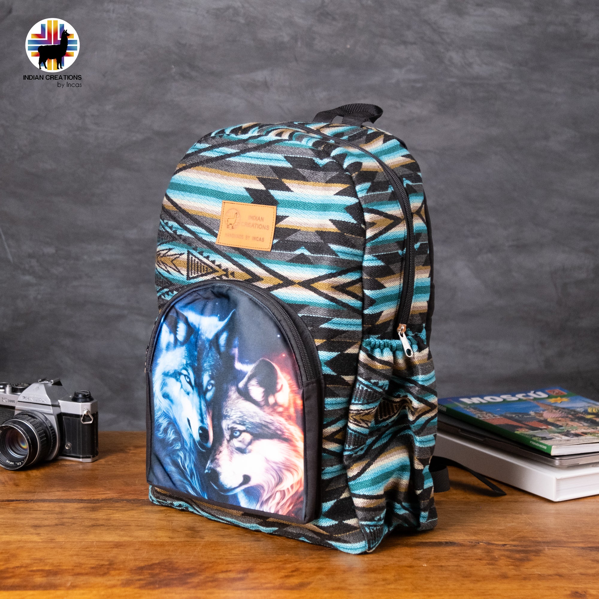Handmade Backpack (Spiritual Connection) Exclusive Design. Lightweight. Unique, accessible.