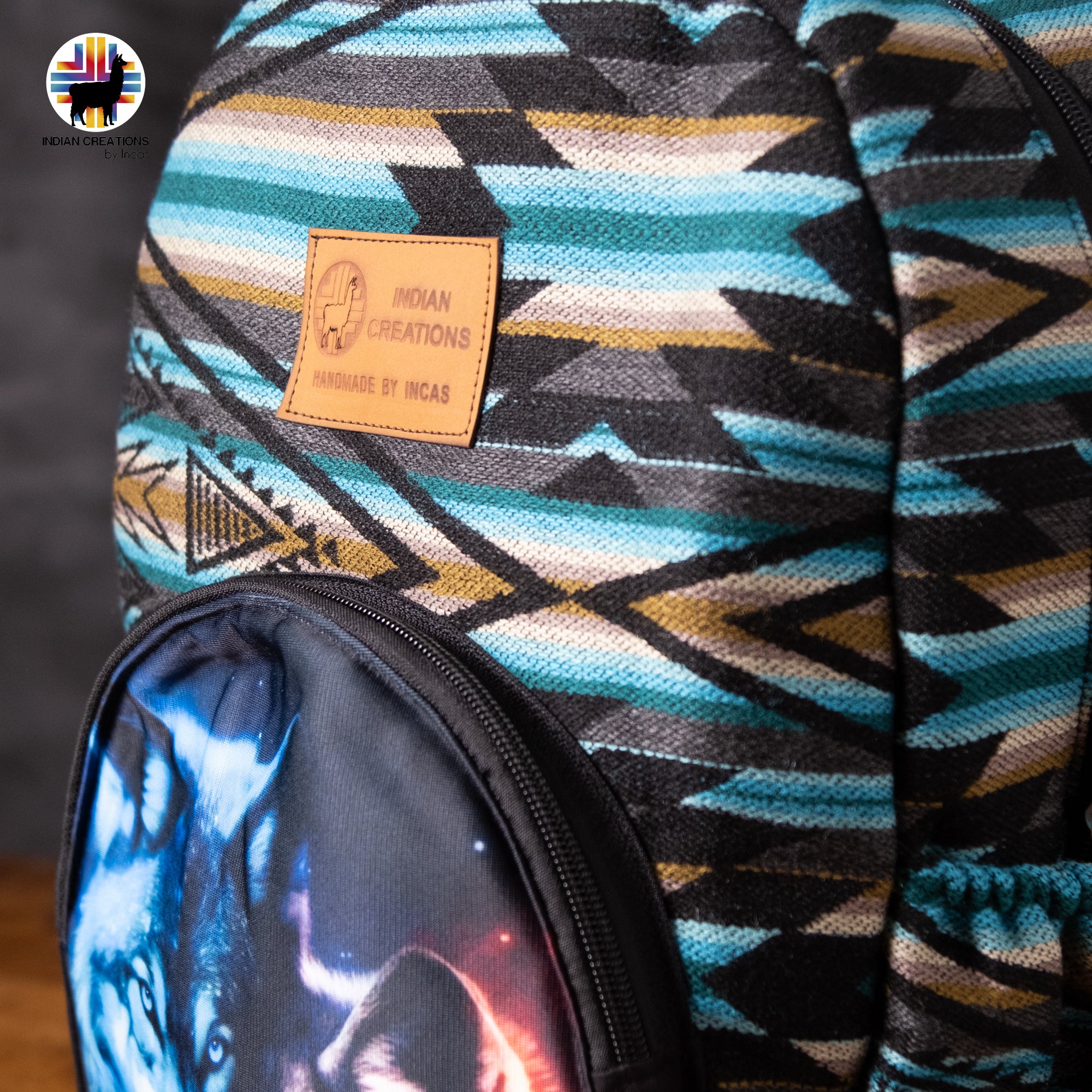 Handmade Backpack (Spiritual Connection) Exclusive Design. Lightweight. Unique, accessible.