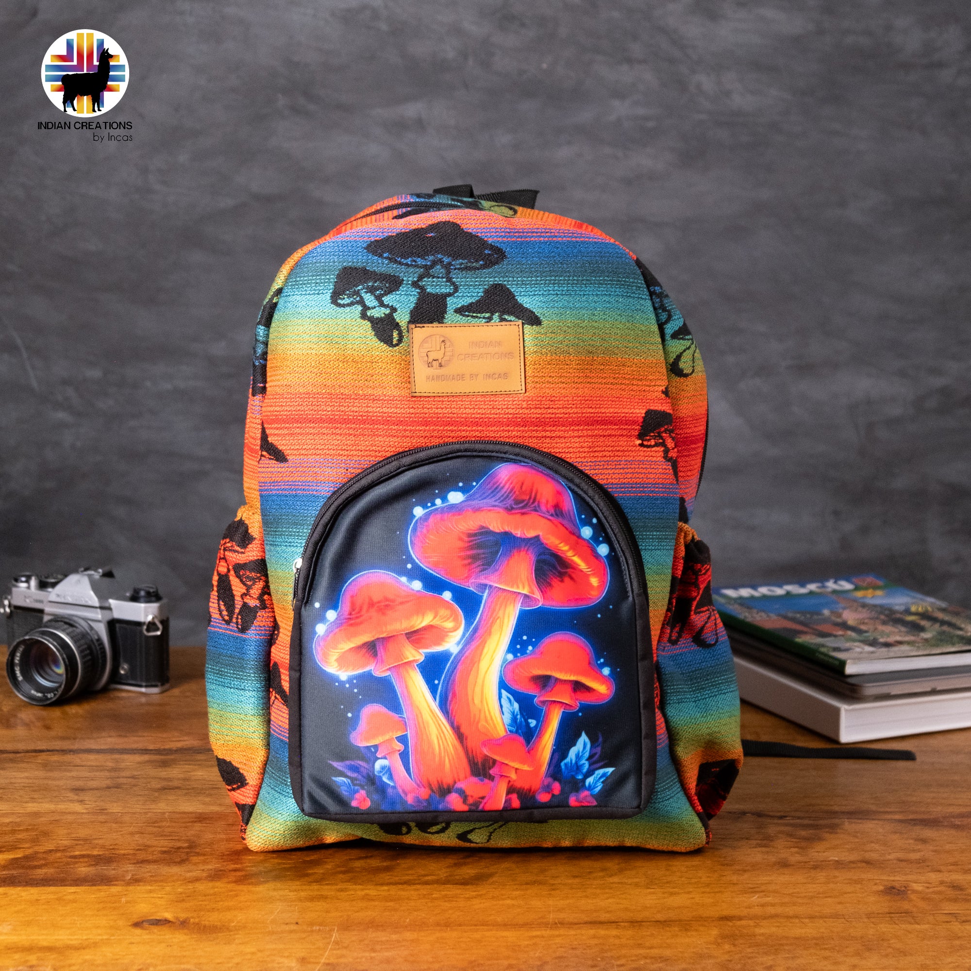 Handmade Backpack (Zoantharia) Exclusive Design. Lightweight. Unique, accessible.