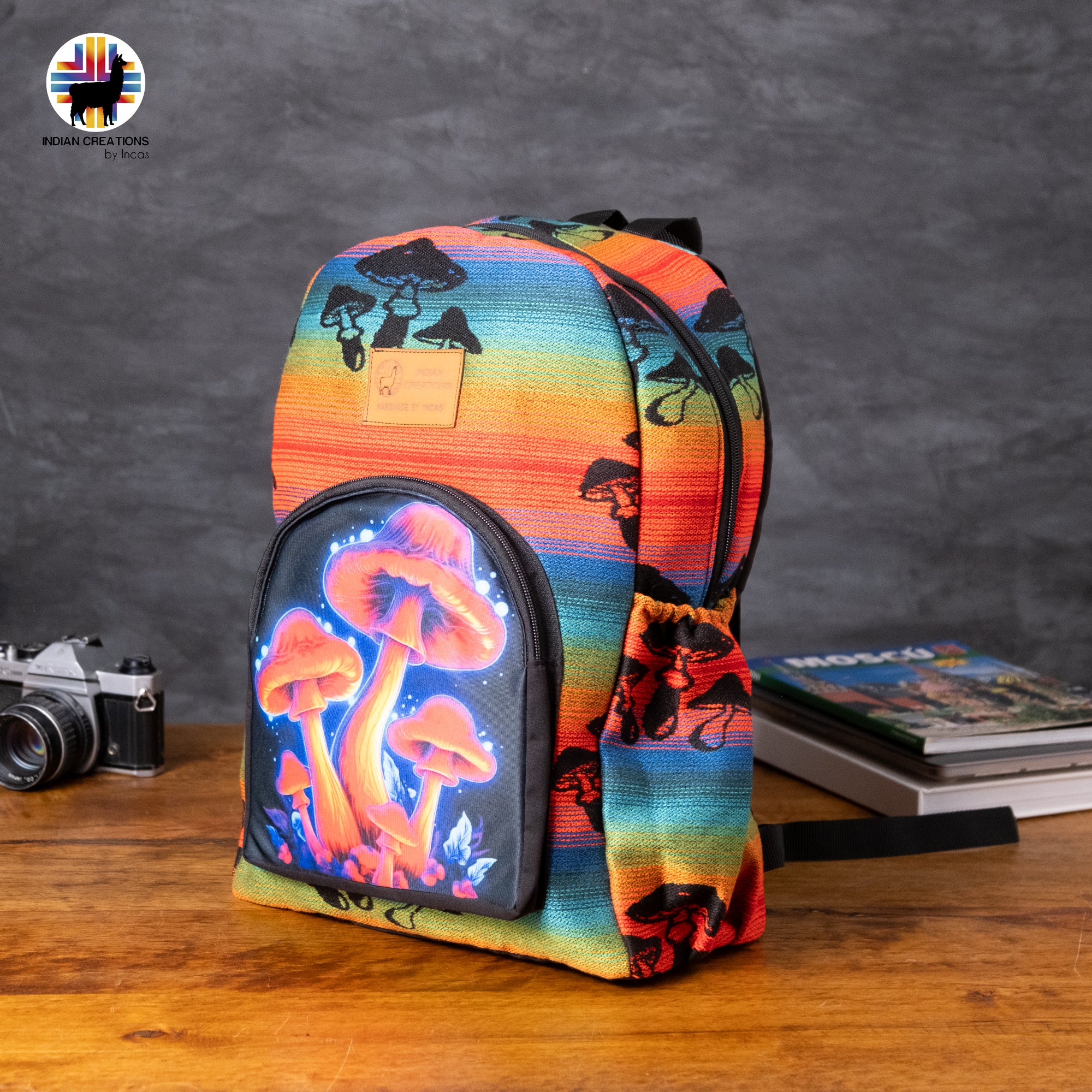 Handmade Backpack (Zoantharia) Exclusive Design. Lightweight. Unique, accessible.