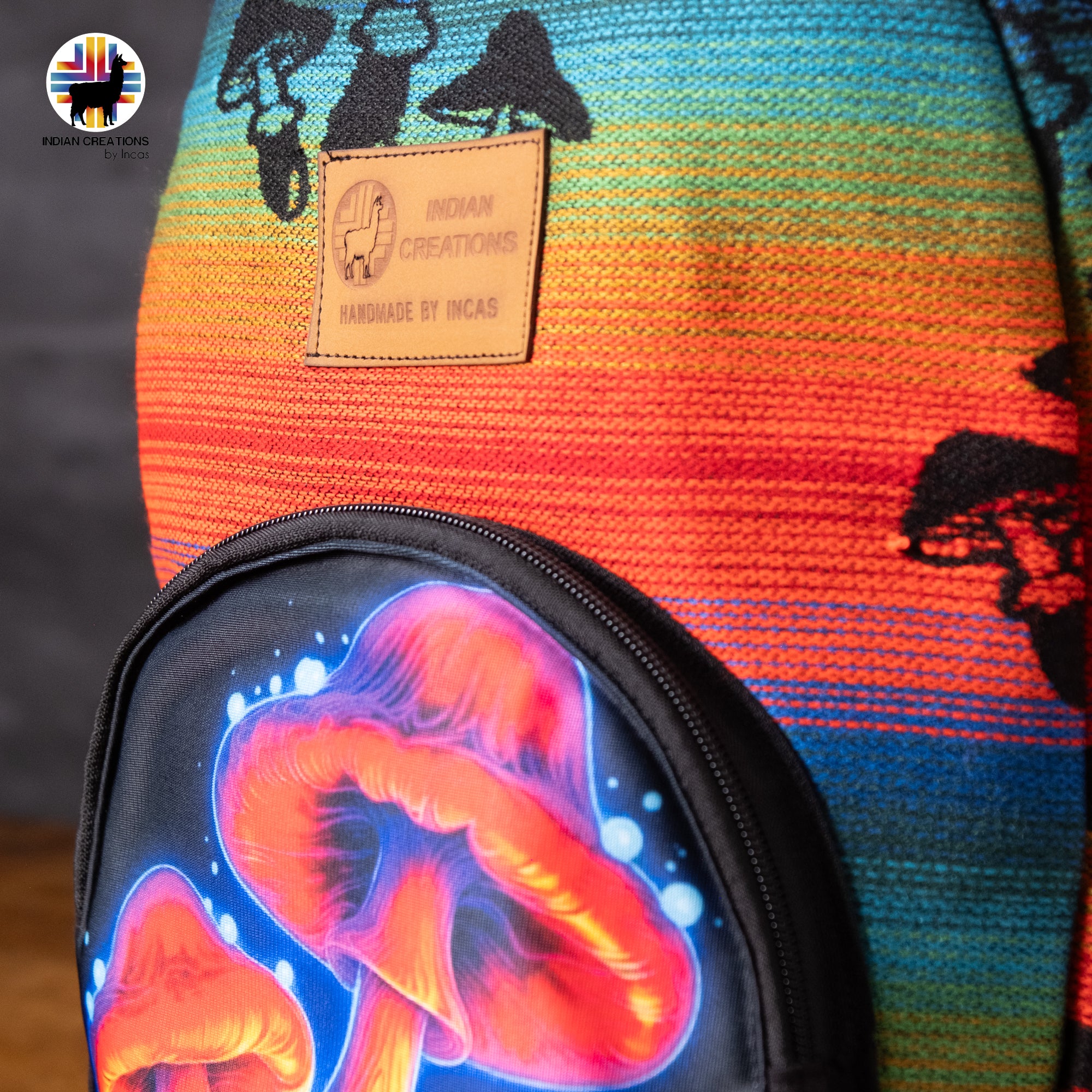 Handmade Backpack (Zoantharia) Exclusive Design. Lightweight. Unique, accessible.