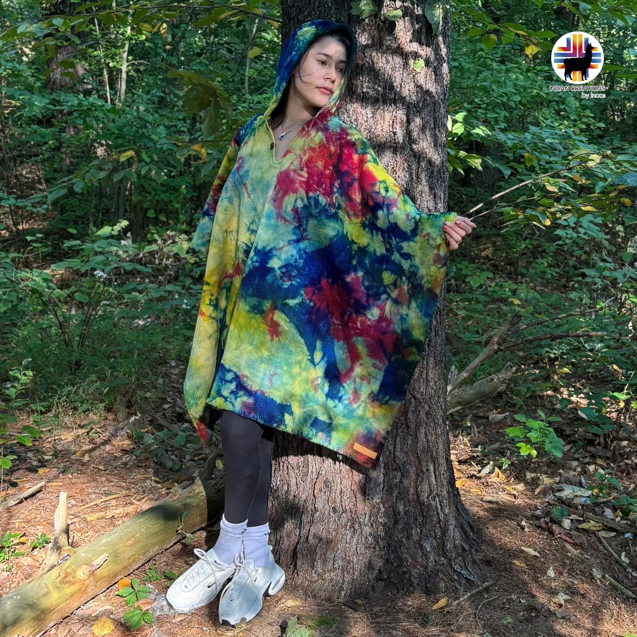 Cockscomb Wool Poncho