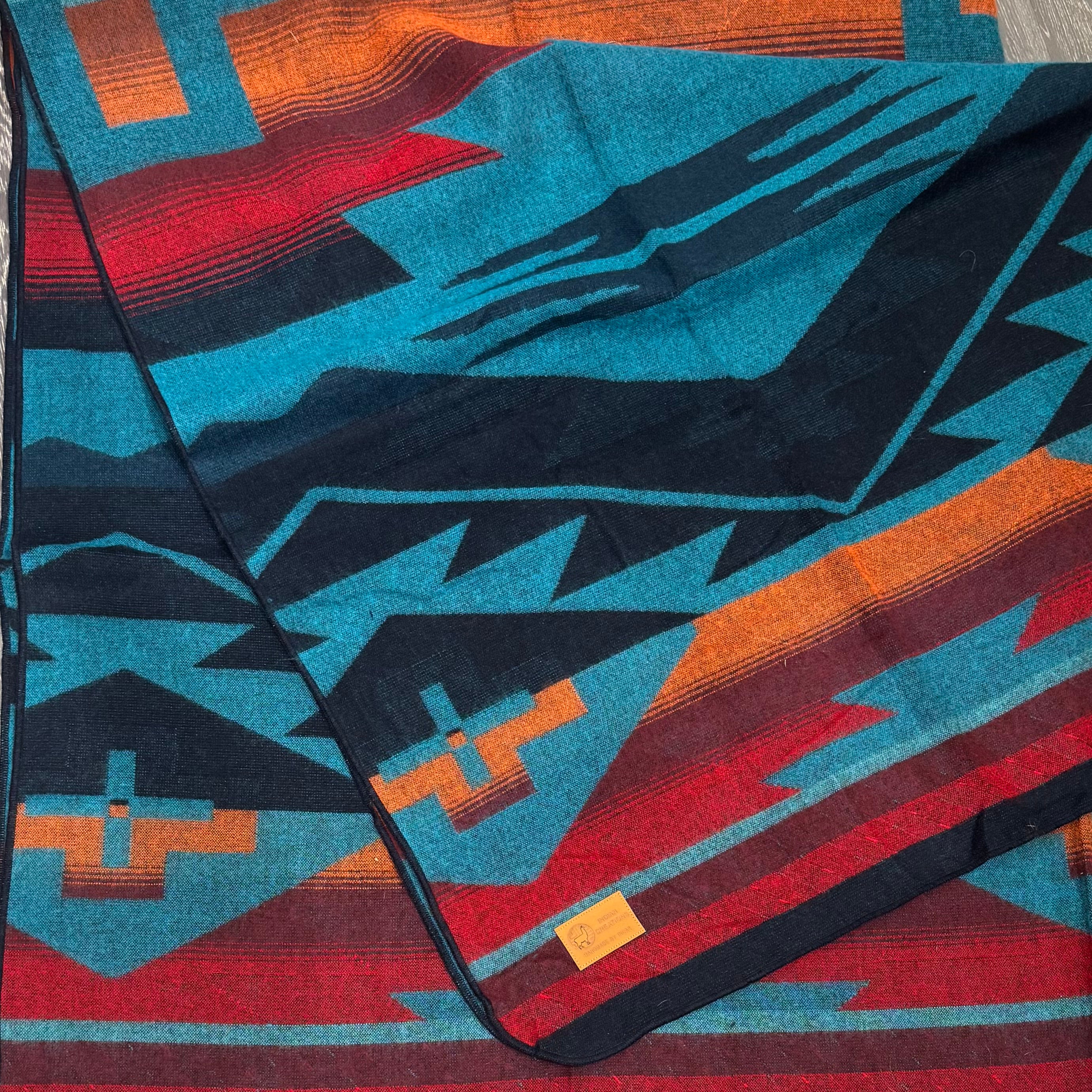 Blue Thunder Alpaca Blanket