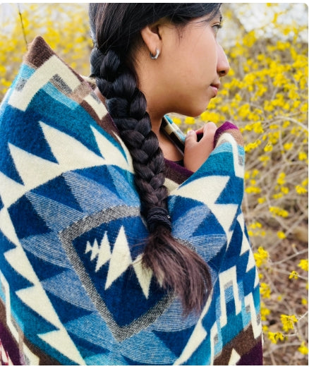 Crystal Channel Alpaca Blanket
