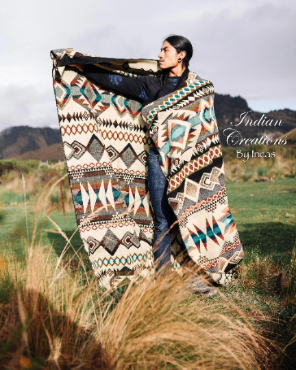 KING SIZE and Heavy-Duty Alpaca Blanket (Peace in the Valley).