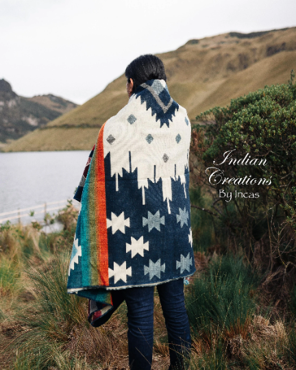 KING SIZE and Heavy-Duty Alpaca Blanket (Gaillardia Burgunder)