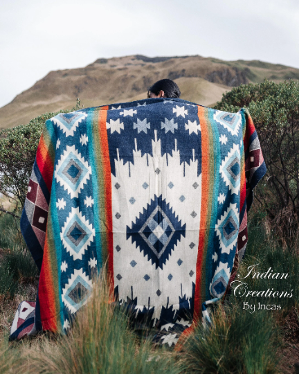KING SIZE and Heavy-Duty Alpaca Blanket (Gaillardia Burgunder)