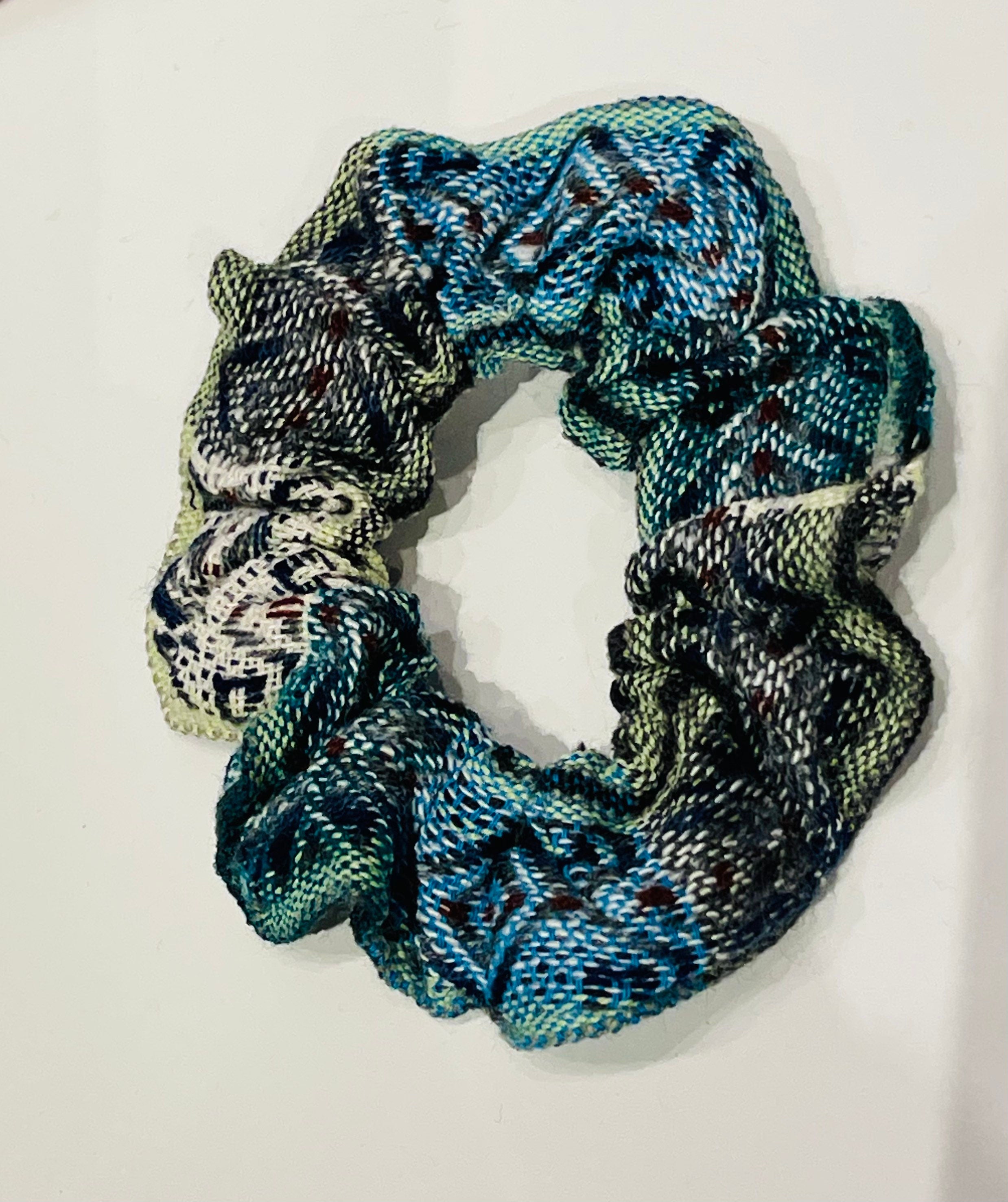 Handmade Hair Scrunchies.  Hippie Scrunchy. Boho Hair Ties. Soft Stretchy Scrunchies. Gift Ideas