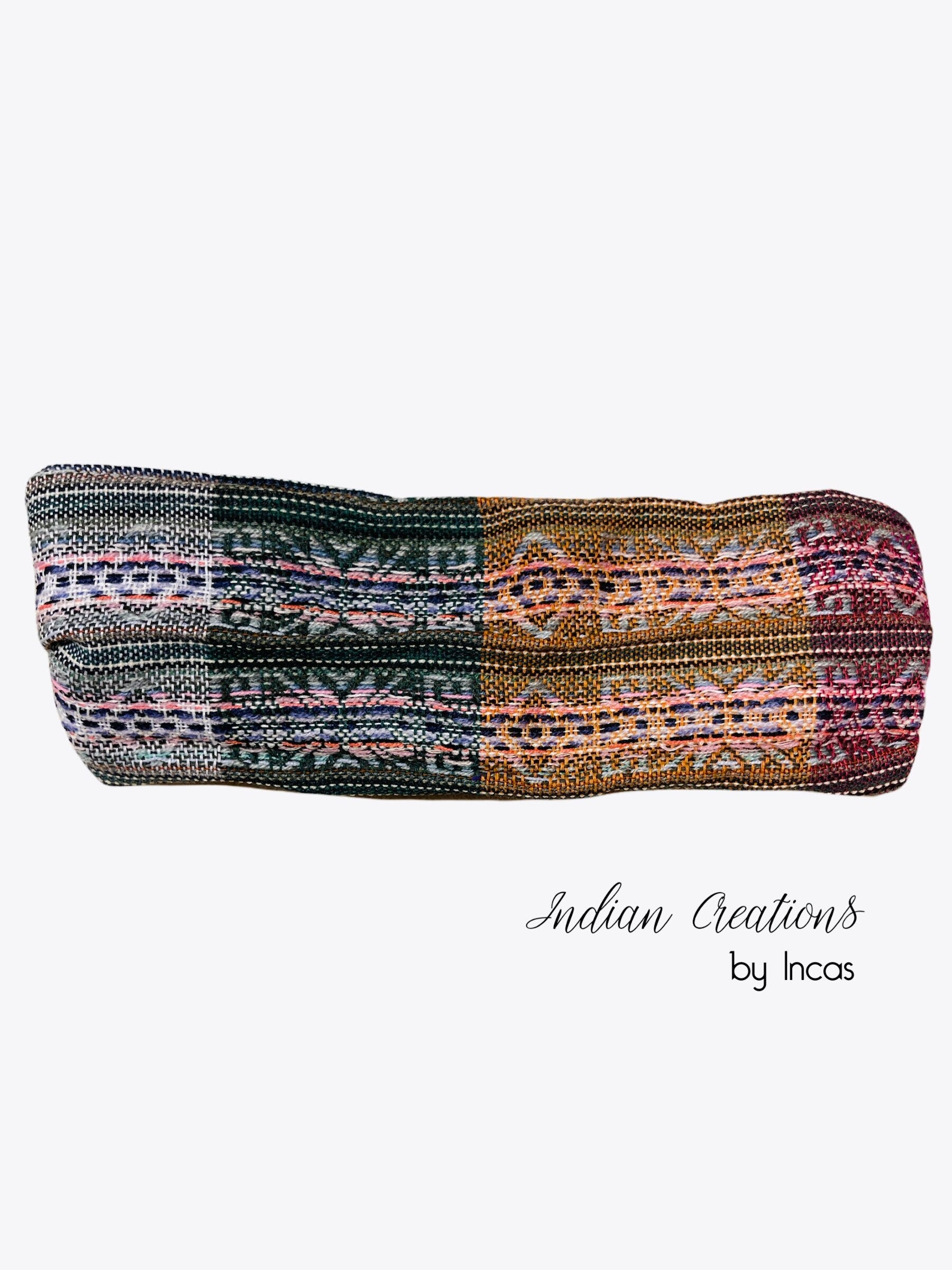 Hippie Headband. Boho Yoga Headband. Wide, Soft and Stretchy. Unisex Head wrap. Handmade, colorful and comfortable.