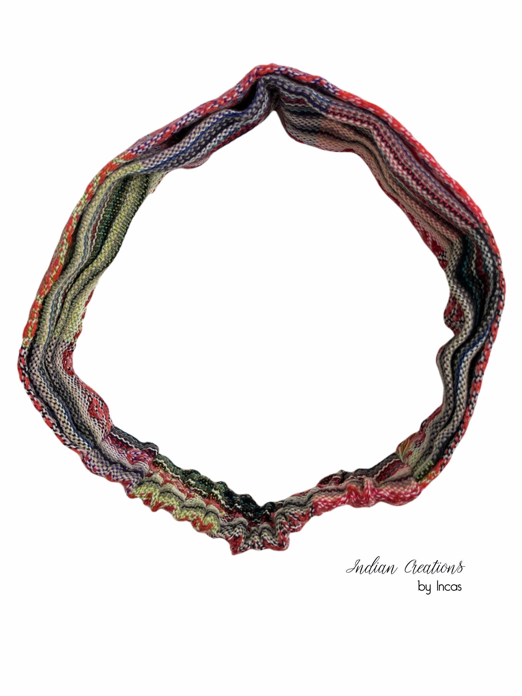 Hippie Headband. Boho Yoga Headband. Wide, Soft and Stretchy. Unisex Head wrap. Handmade, colorful and comfortable. Gift Ideas