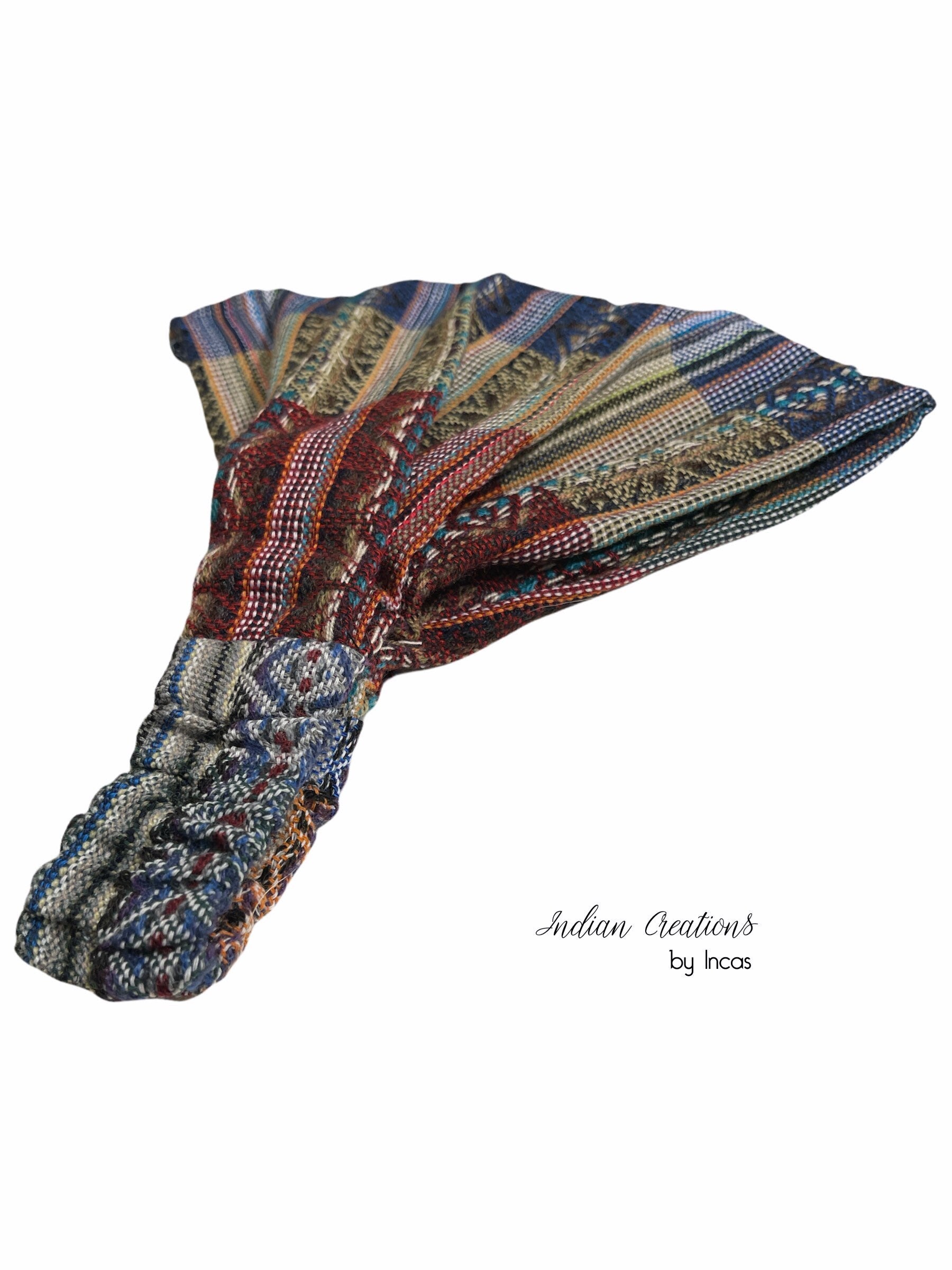Hippie Headband. Boho Yoga Headband. Wide, Soft and Stretchy. Unisex Head wrap. Handmade, colorful and comfortable.FREE SHIPPING! Gift Ideas