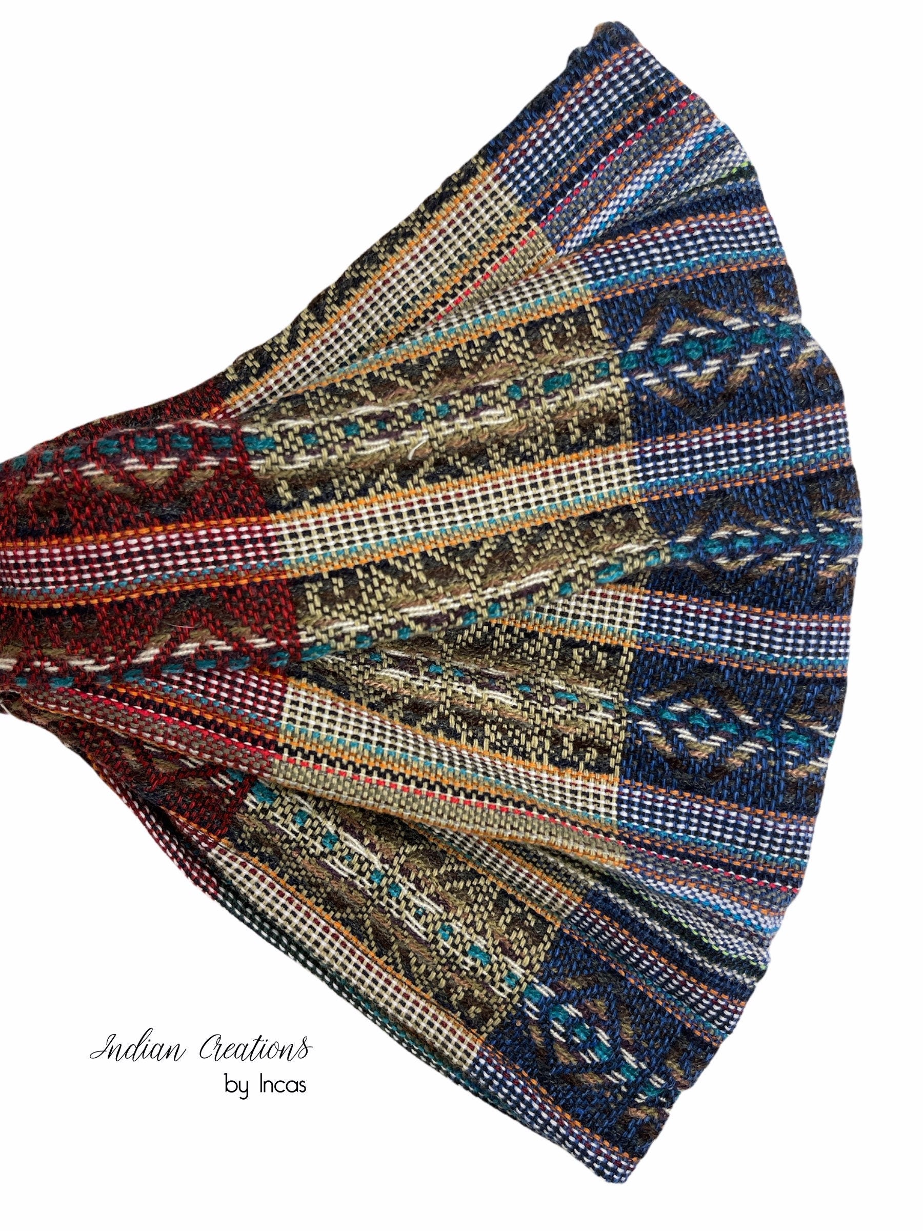 Hippie Headband. Boho Yoga Headband. Wide, Soft and Stretchy. Unisex Head wrap. Handmade, colorful and comfortable.FREE SHIPPING! Gift Ideas