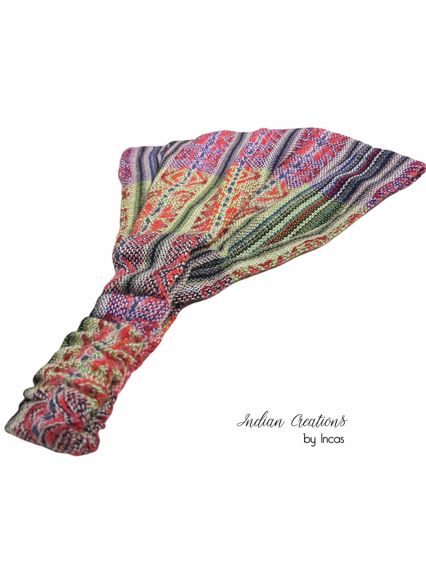 Hippie Headband. Boho Yoga Headband. Wide, Soft and Stretchy. Unisex Head wrap. Handmade, colorful and comfortable. Gift Ideas