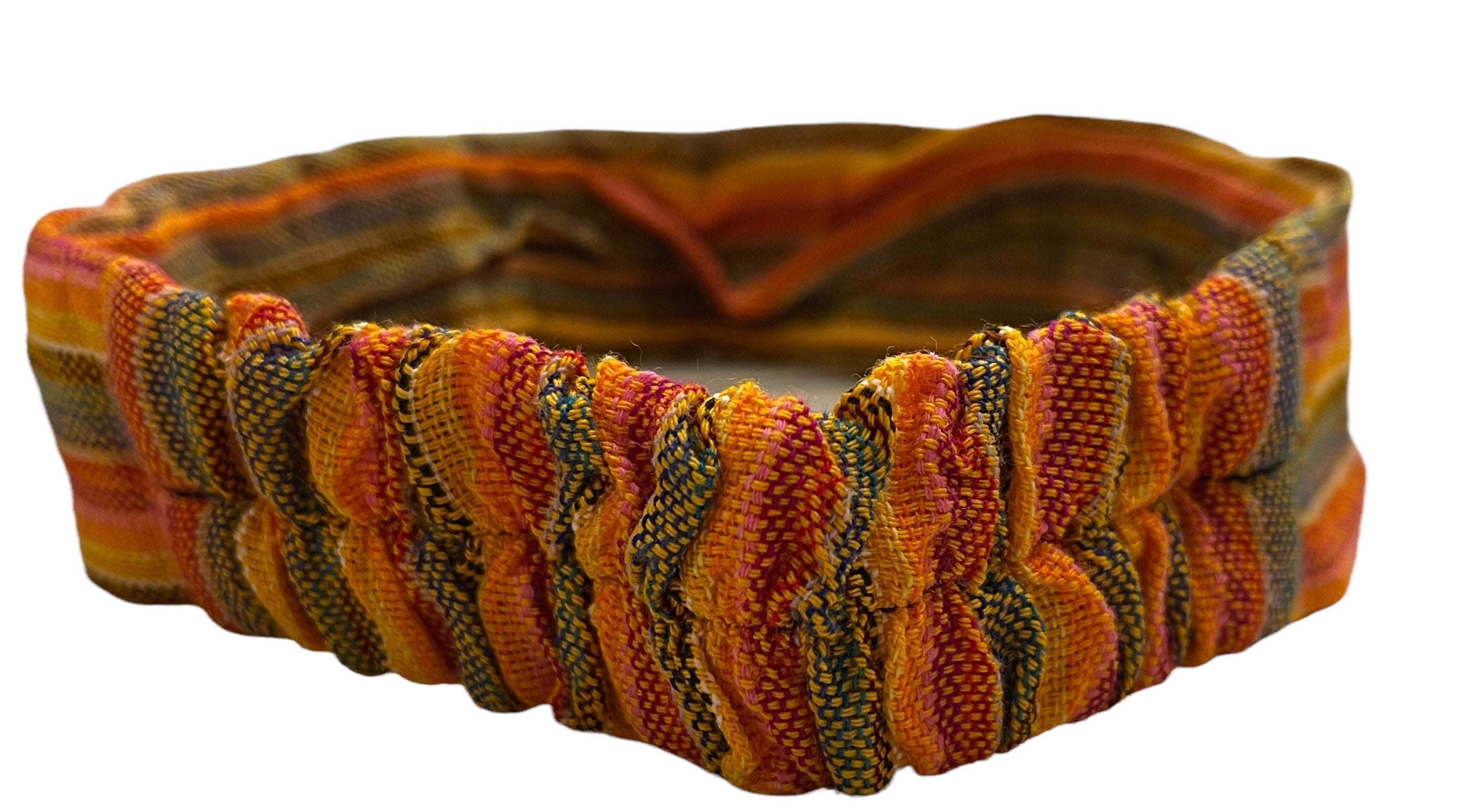 Handmade Headband. Boho Yoga Headband. Wide, Soft, Stretchy. Unisex Head wrap. Handmade, colorful and comfortable. Mother's Day Gift Ideas
