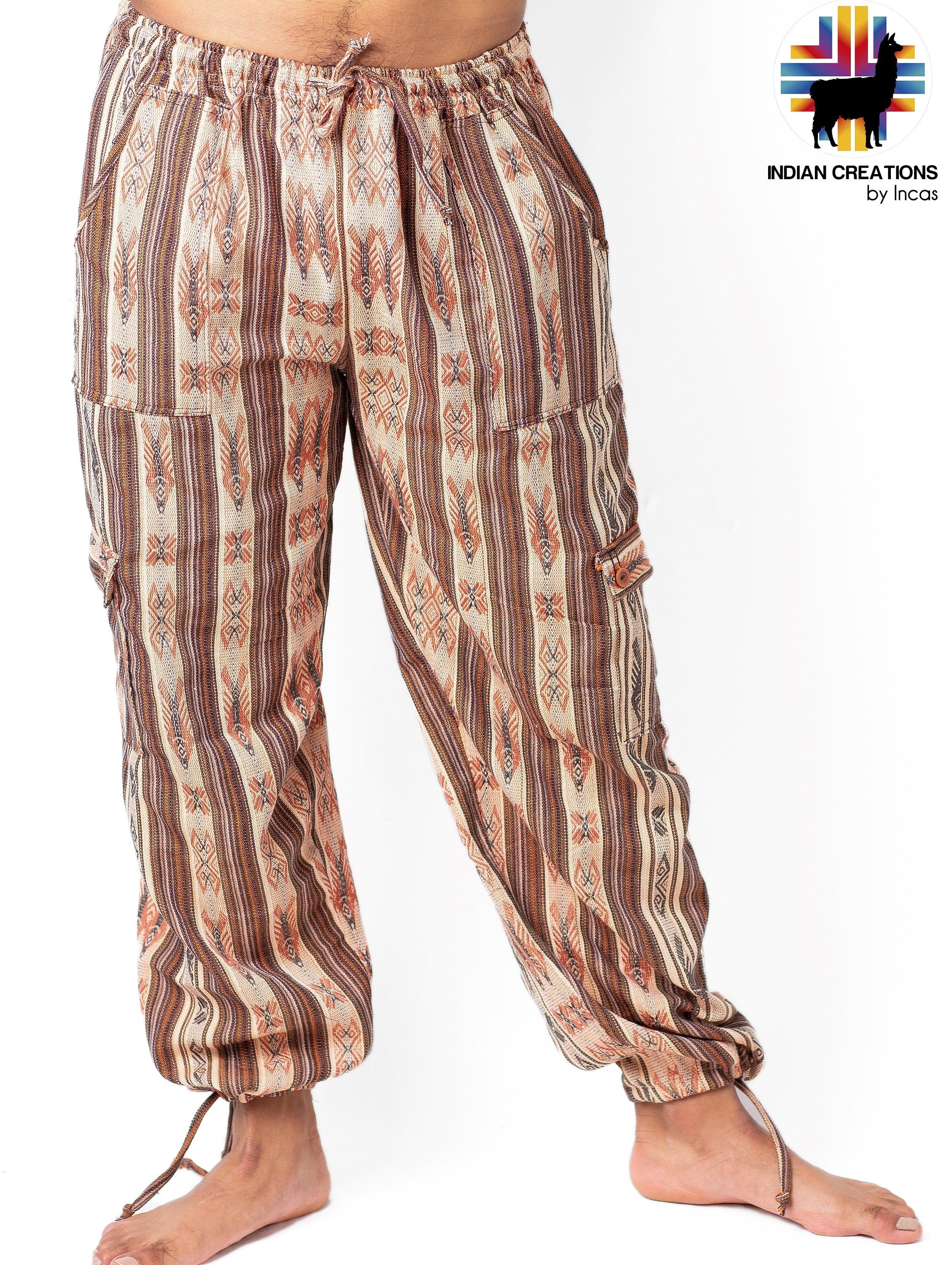 Boho Cotton Pants. Hippie Style Pants. Active Wear and Bohemian Style. Super Comfortable and. FREE SHIPPING! Gift Ideas