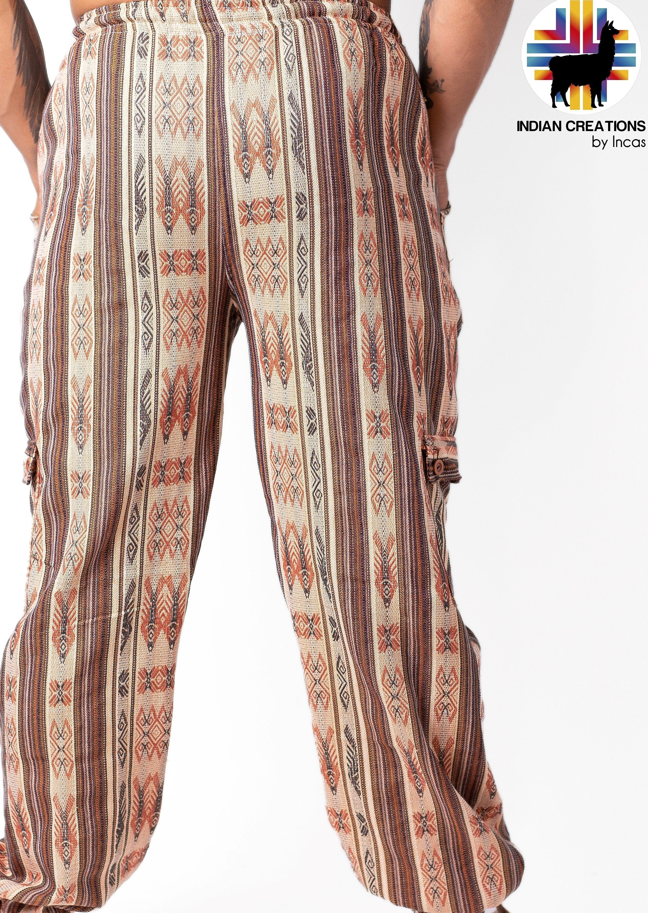 Boho Cotton Pants. Hippie Style Pants. Active Wear and Bohemian Style. Super Comfortable and. FREE SHIPPING! Gift Ideas