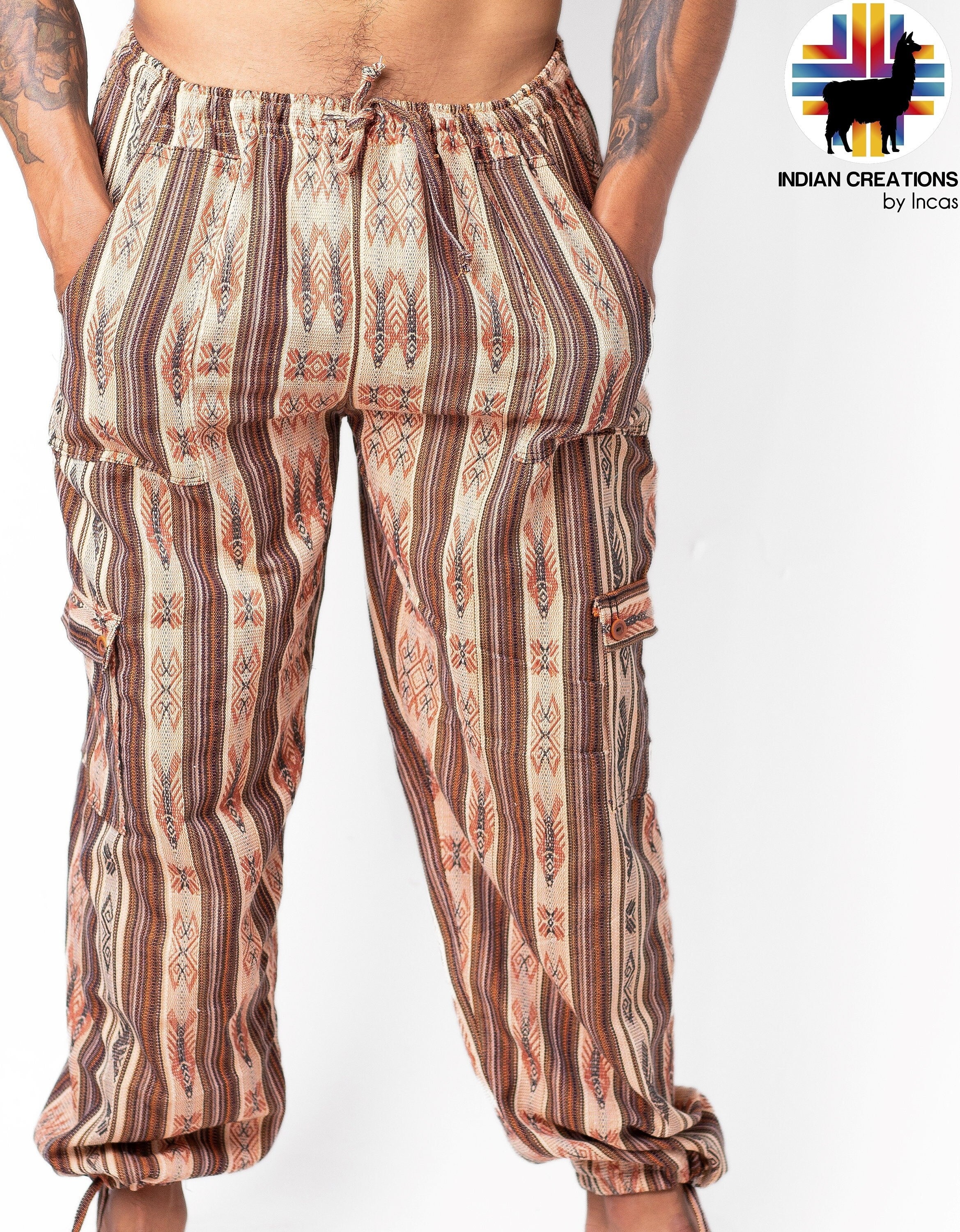 Boho Cotton Pants. Hippie Style Pants. Active Wear and Bohemian Style. Super Comfortable and. FREE SHIPPING! Gift Ideas