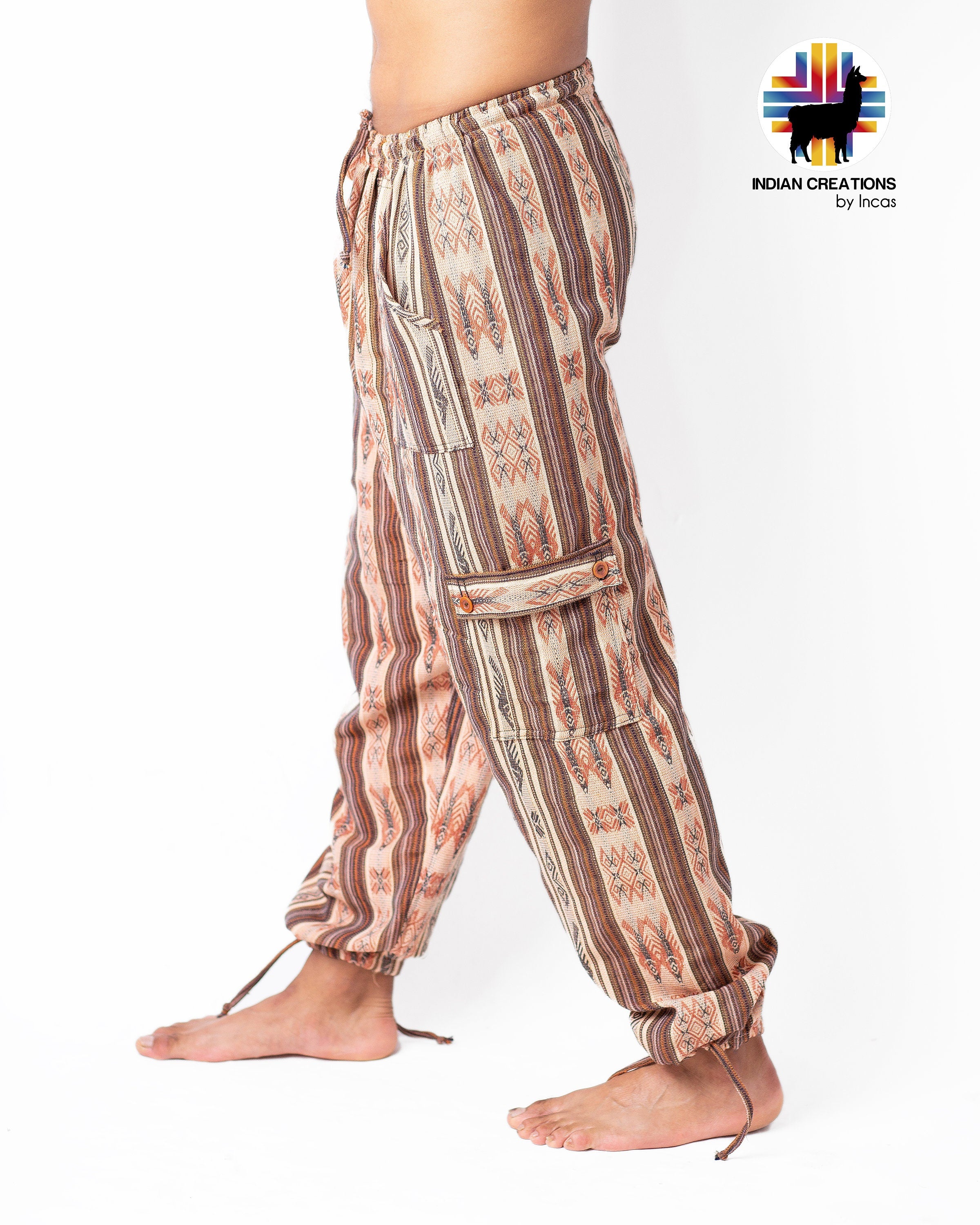 Boho Cotton Pants. Hippie Style Pants. Active Wear and Bohemian Style. Super Comfortable and. FREE SHIPPING! Gift Ideas