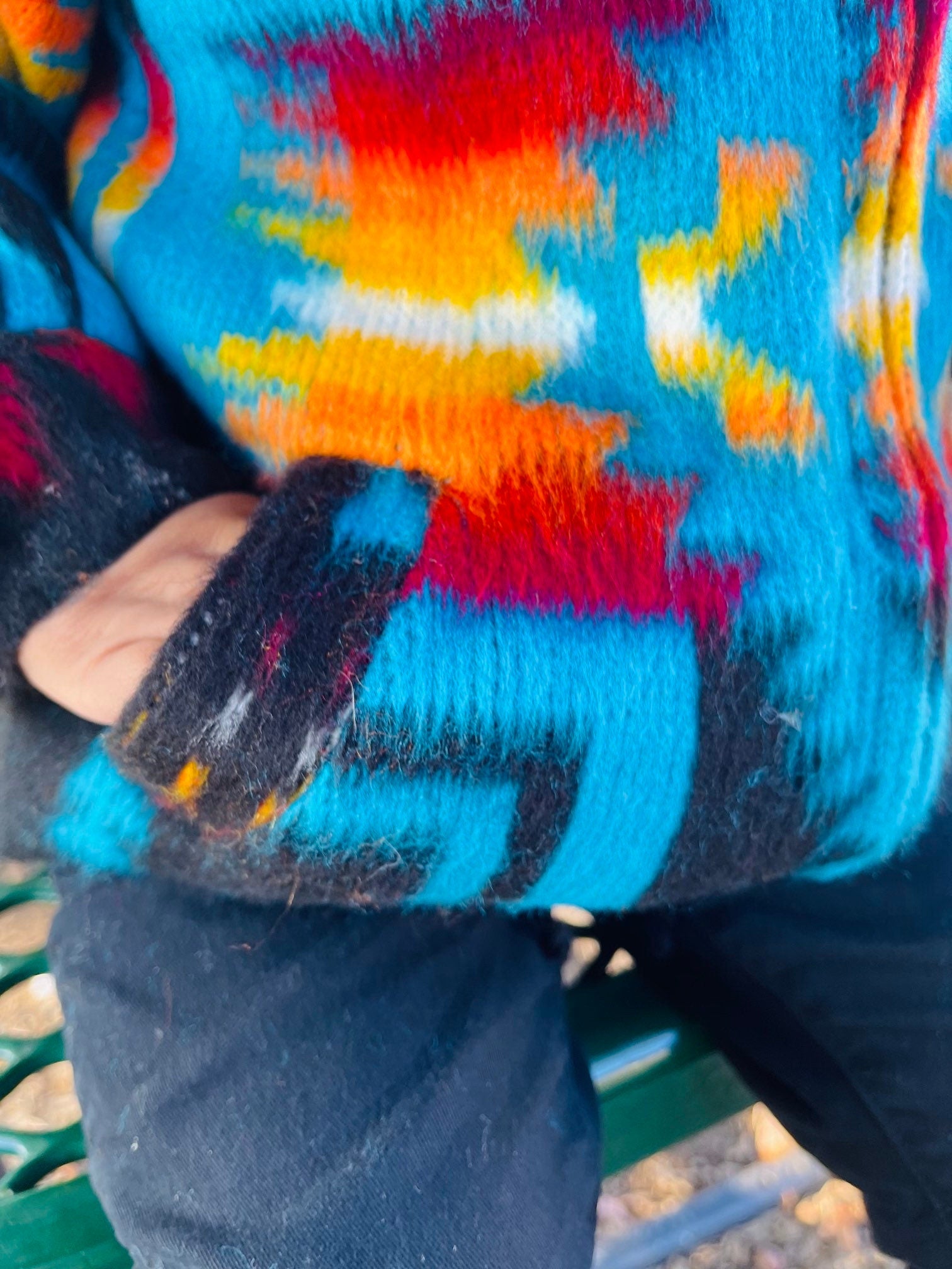 Handmade Alpaca Wool Toddlers/Kids Jackets. (Black Cross) Unisex. Super Soft, Super Warm, Super Cute. FREE SHIPPING! Gift Ideas