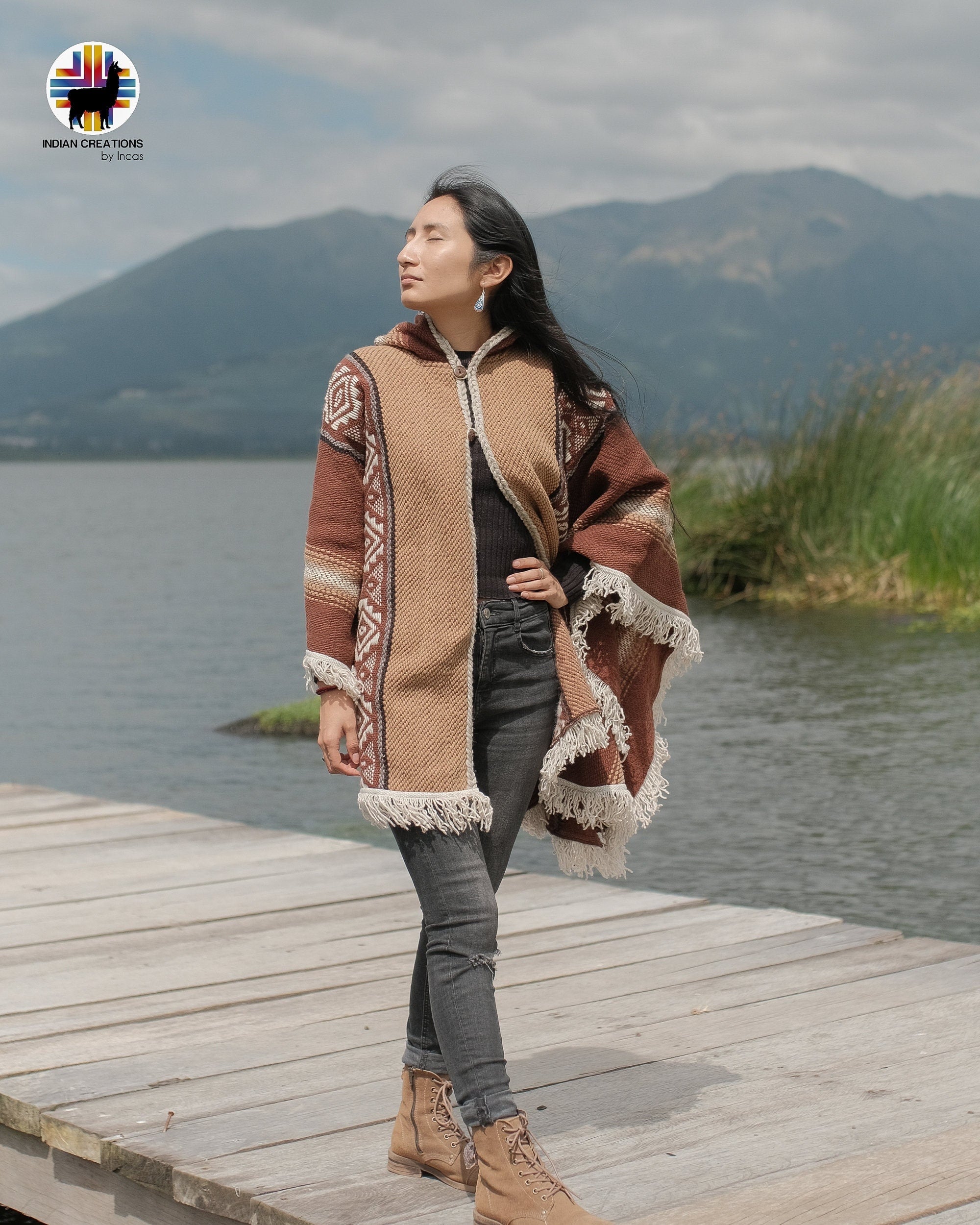 Sand Dunes Wool Cape