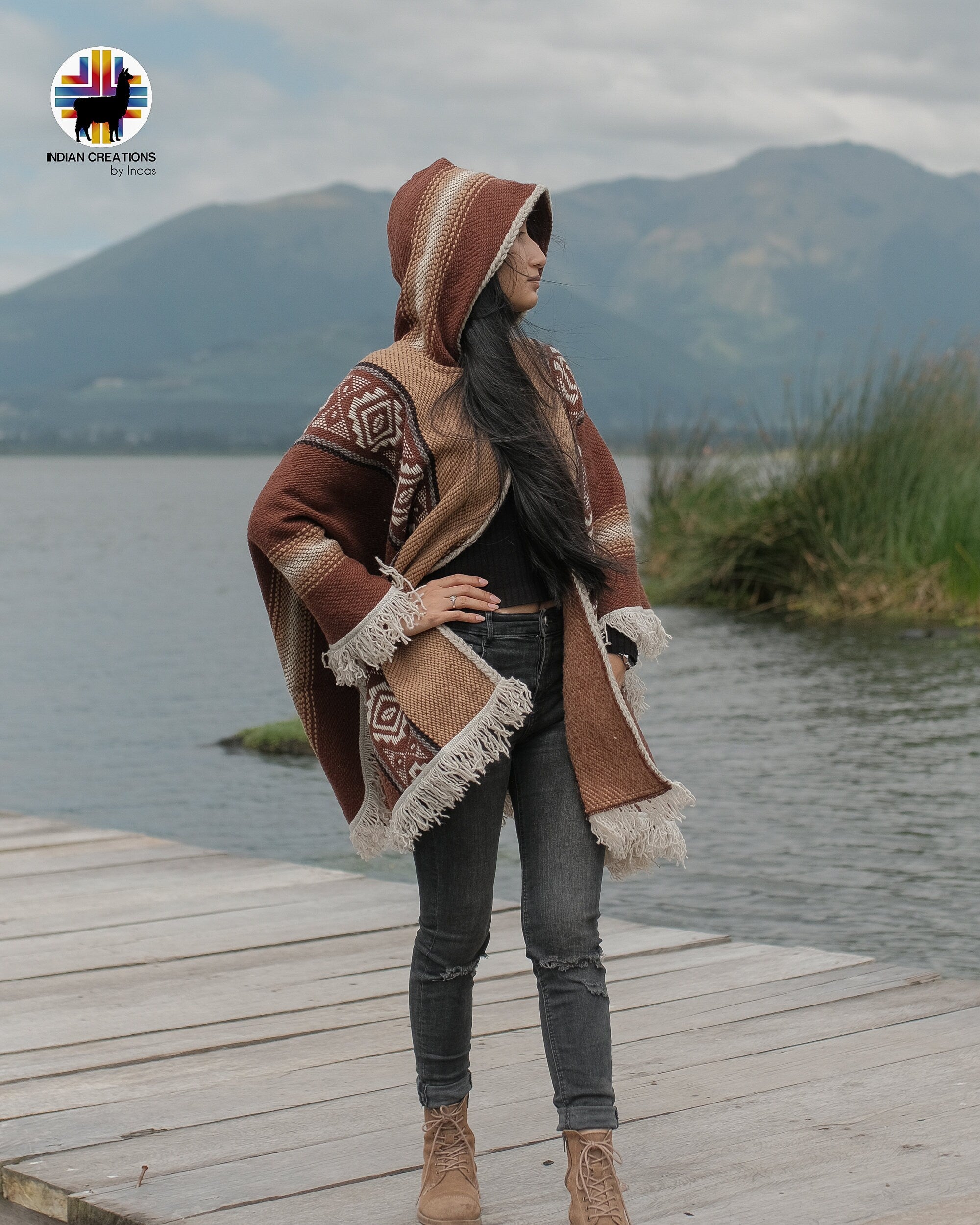 Sand Dunes Wool Cape