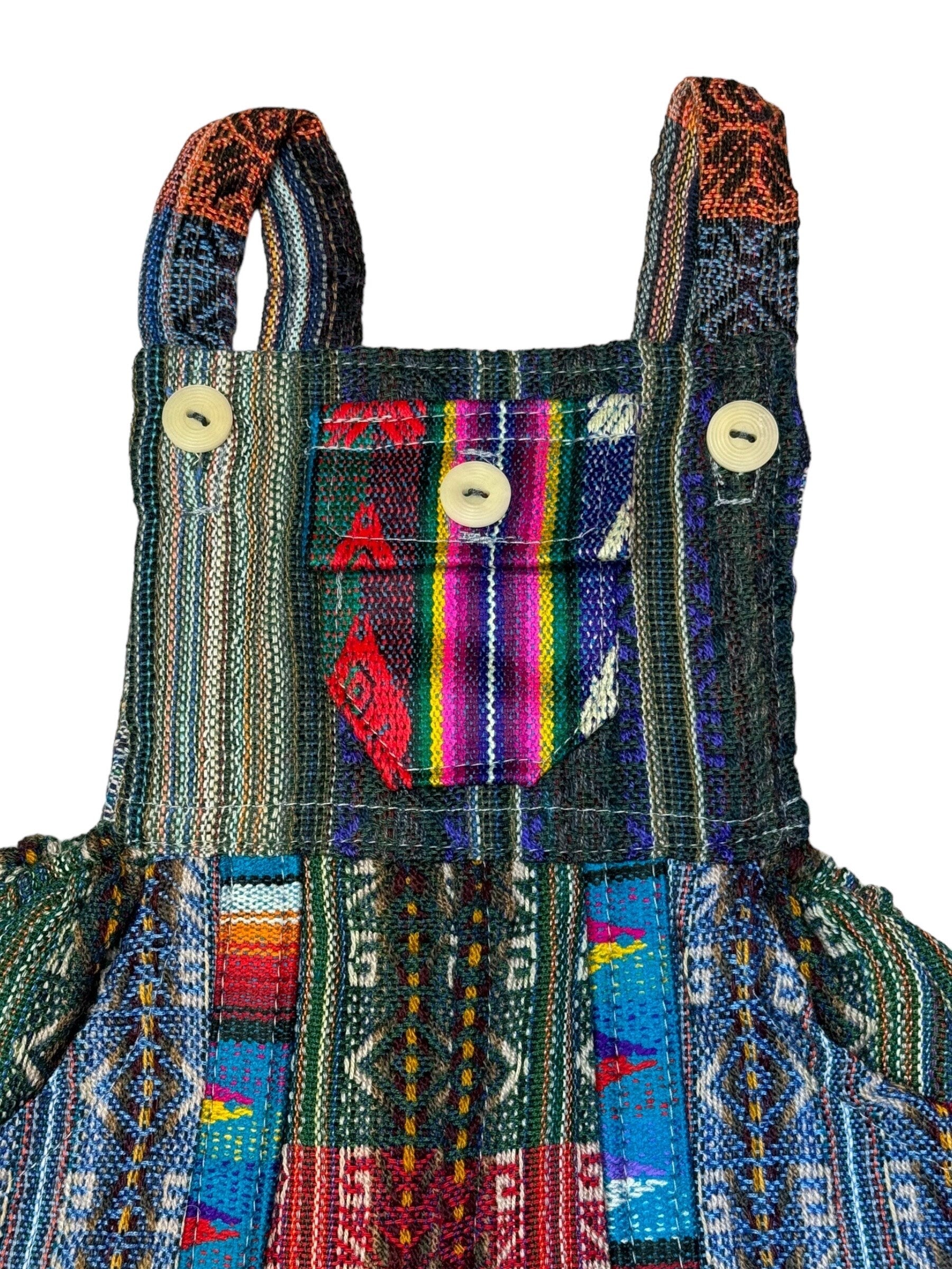 Boho Overalls, Handmade Cotton Overall,  Handmade Romper, Hipster Overalls, Children's  Jumpsuit, SIZE 0  Babyshower gift, FREE SHIPPING