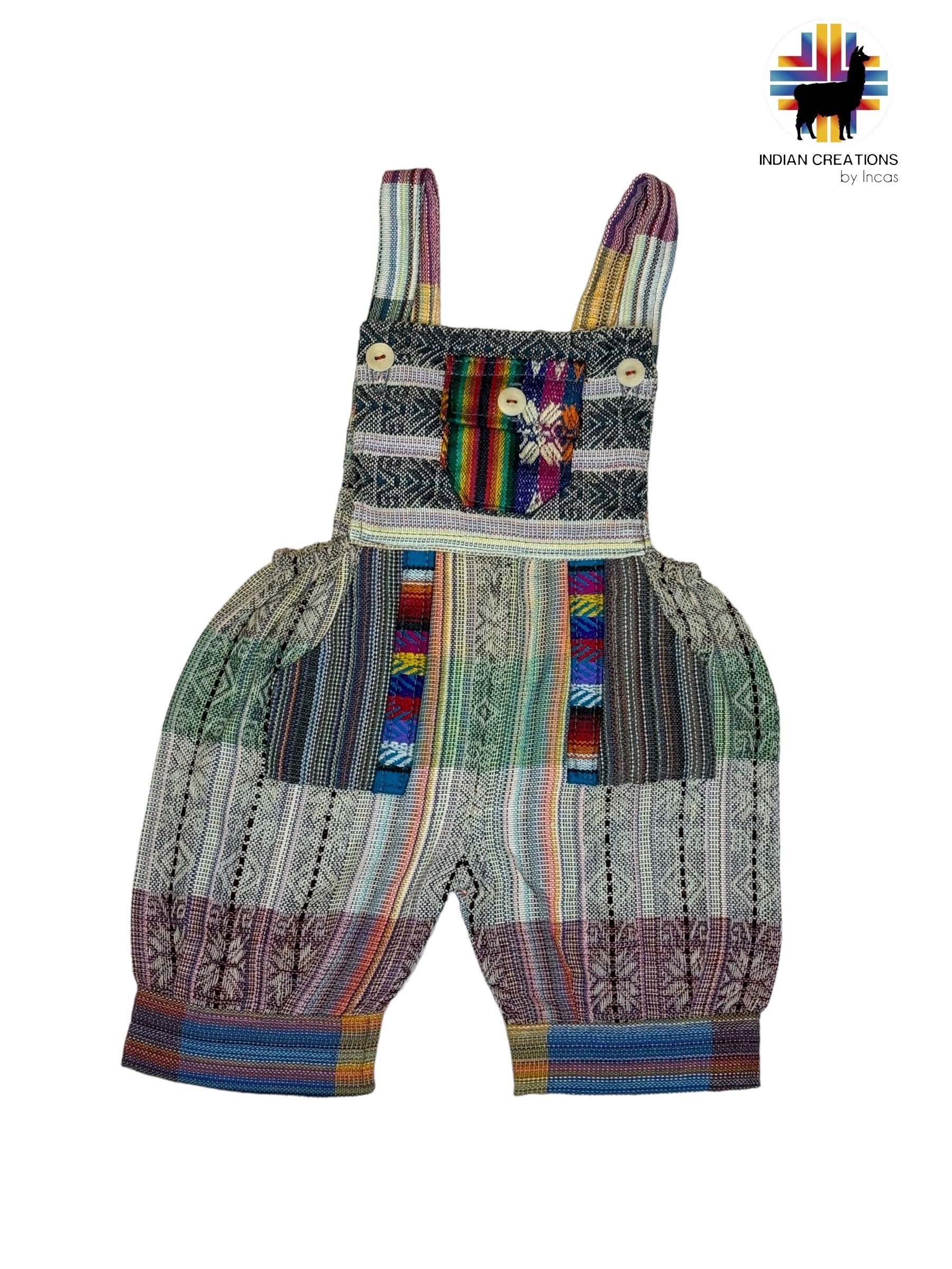 Boho Overalls, Handmade Cotton Overall,  Handmade Romper, Hipster Overalls, Children's  Jumpsuit, SIZE 2  Babyshower gift, FREE SHIPPING