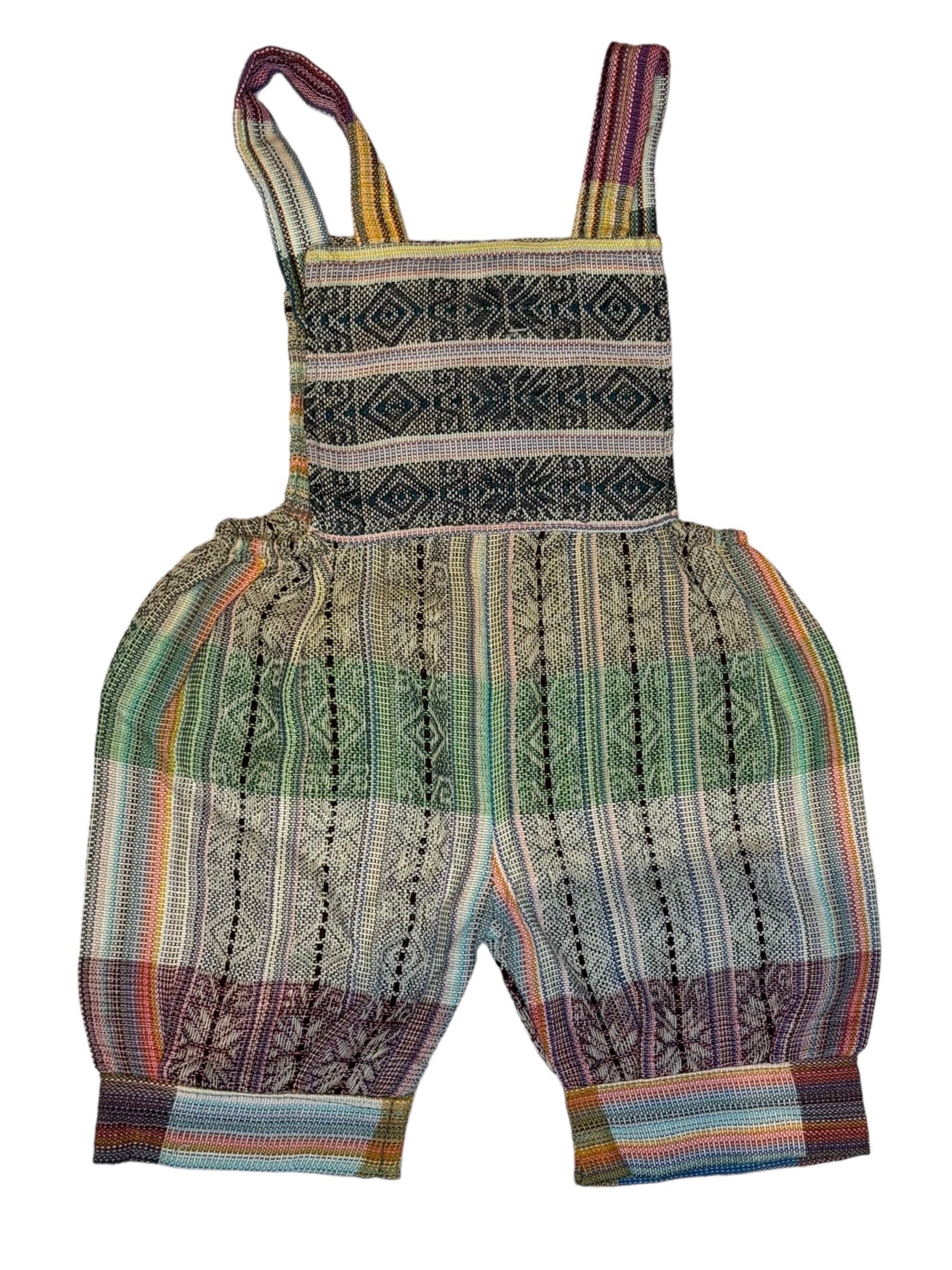 Boho Overalls, Handmade Cotton Overall,  Handmade Romper, Hipster Overalls, Children's  Jumpsuit, SIZE 2  Babyshower gift, FREE SHIPPING