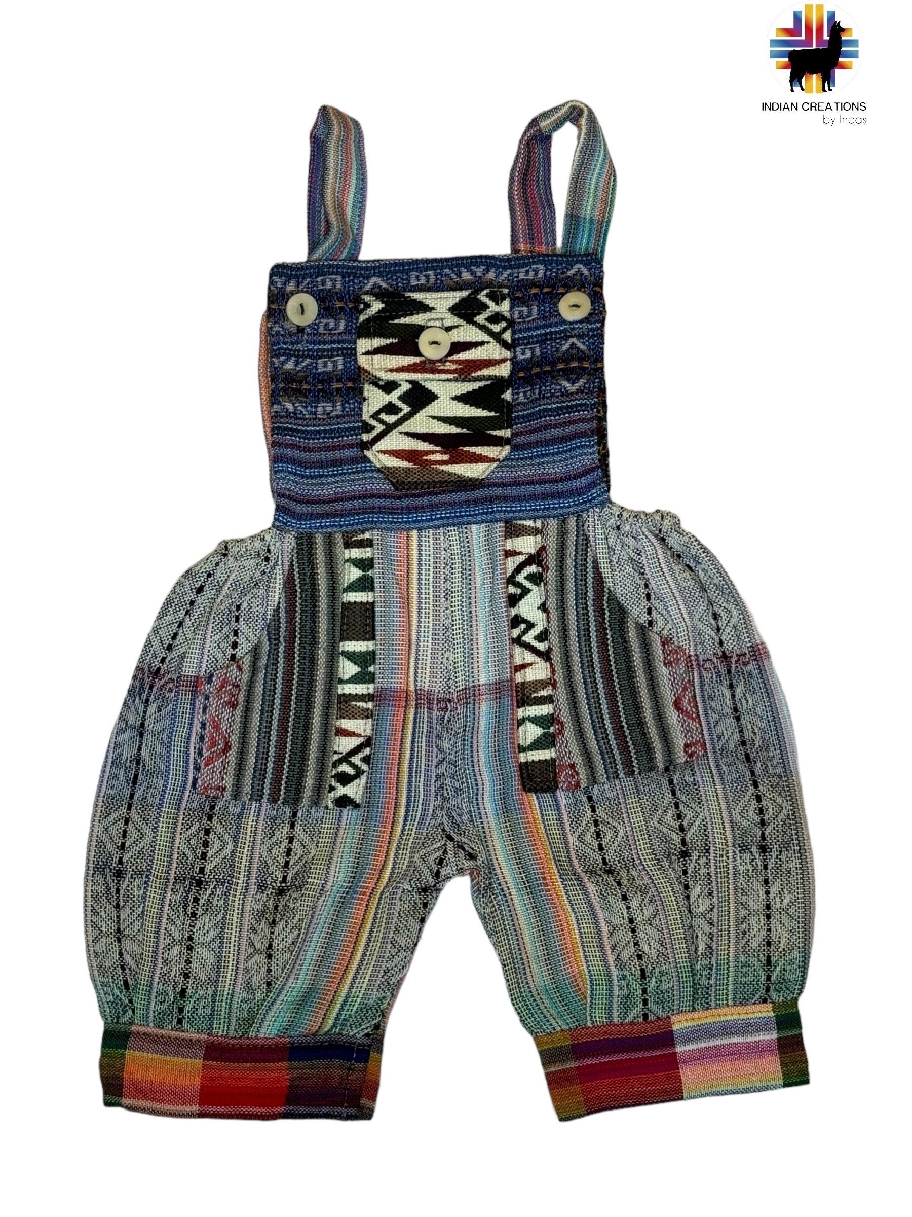 Boho Overalls, Handmade Cotton Overall,  Handmade Romper, Hipster Overalls, Children's  Jumpsuit, SIZE 2  Babyshower gift, FREE SHIPPING