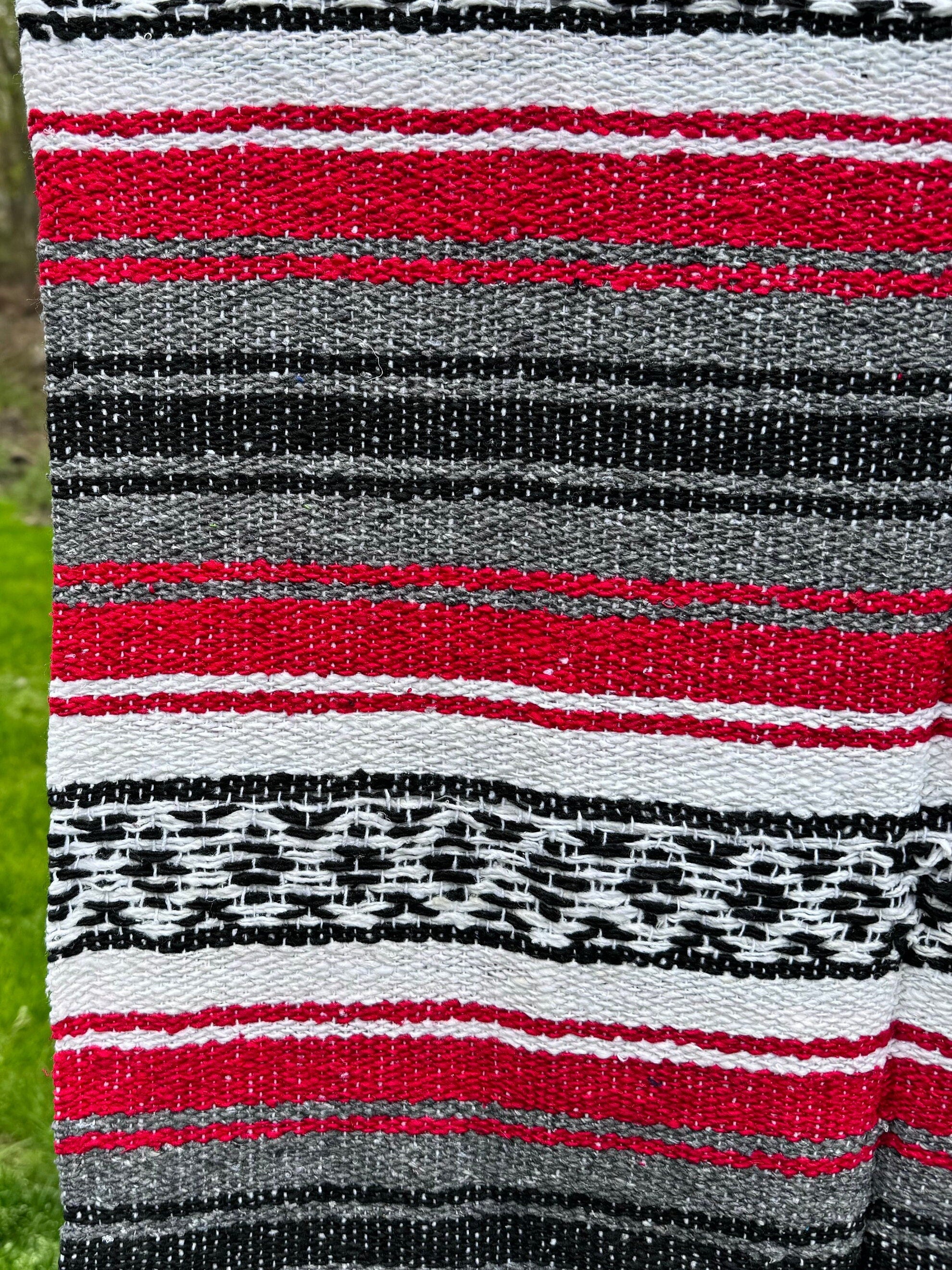 Handmade Mexican blankets| Yoga blankets| Handwoven falsa blanket| Southwest Blanket| FREE shipping!!
