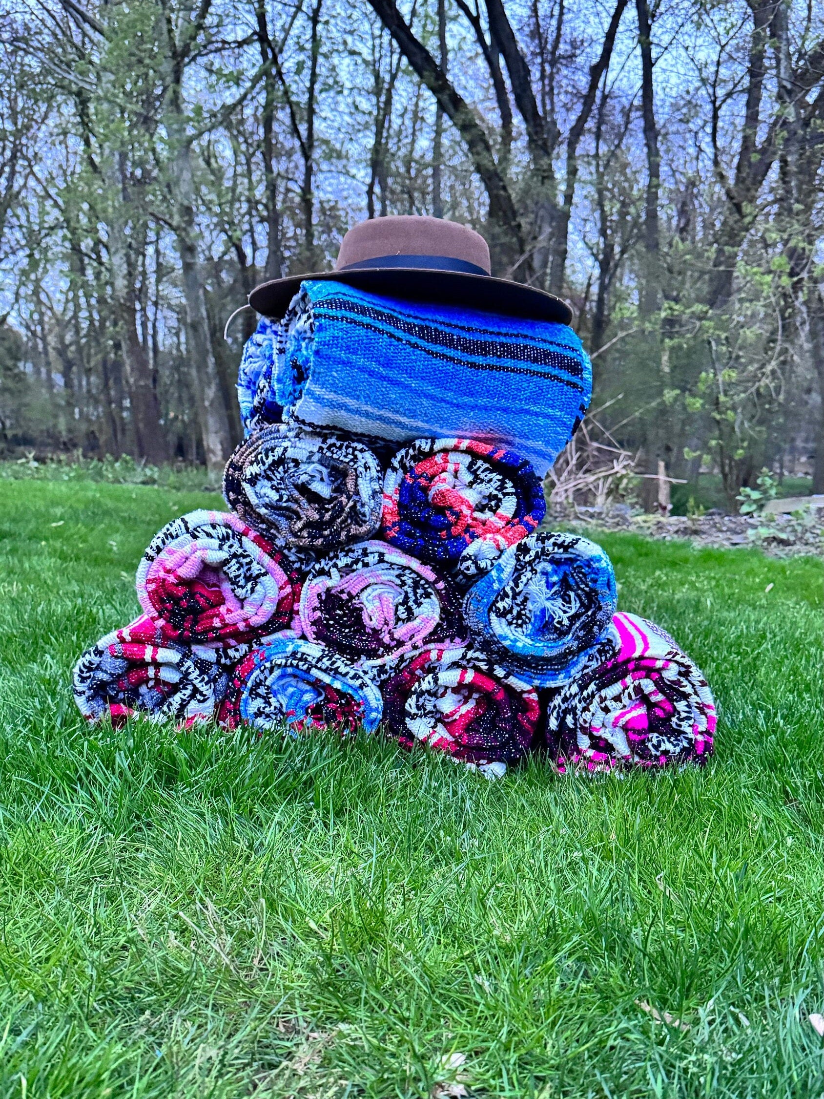 Handmade Mexican Blankets| Yoga Blankets| Handwoven Falsa Blankets | Southwest Blankets | FREE SHIPPING!!