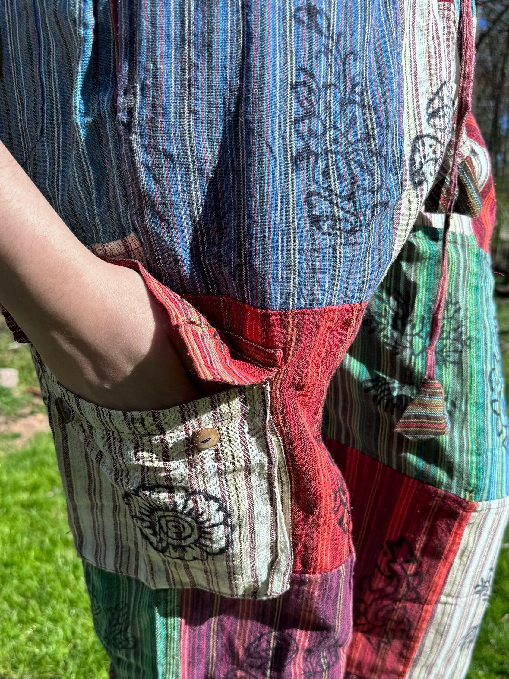 Hippie Style Pants. Active Wear Bohemian Style. Super Comfortable and Machine Washable. Gifts Ideas