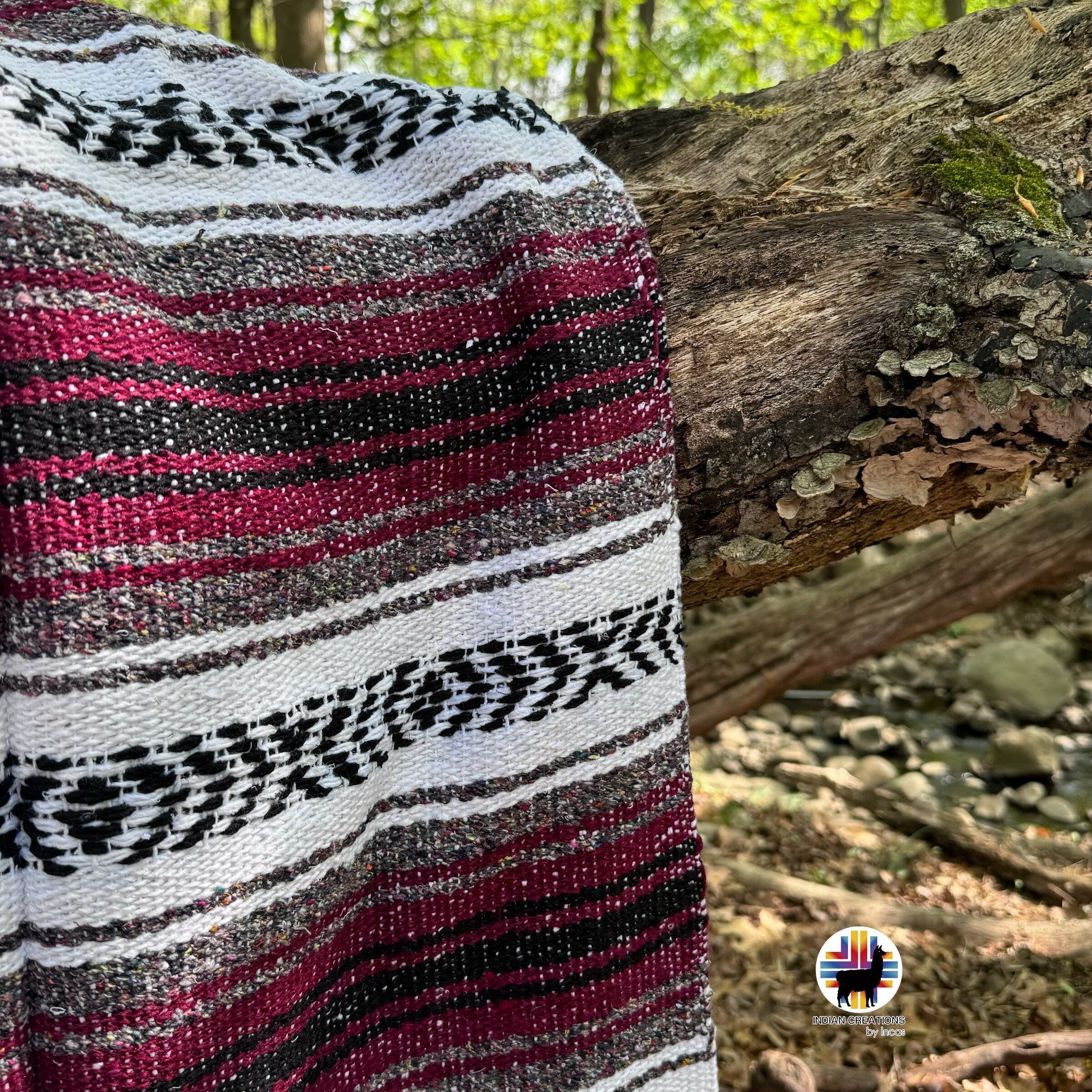 Handmade Mexican Blankets| Yoga Blankets | Handwoven falsa Blankets | Southwest Blankets | FREE SHIPPING!!