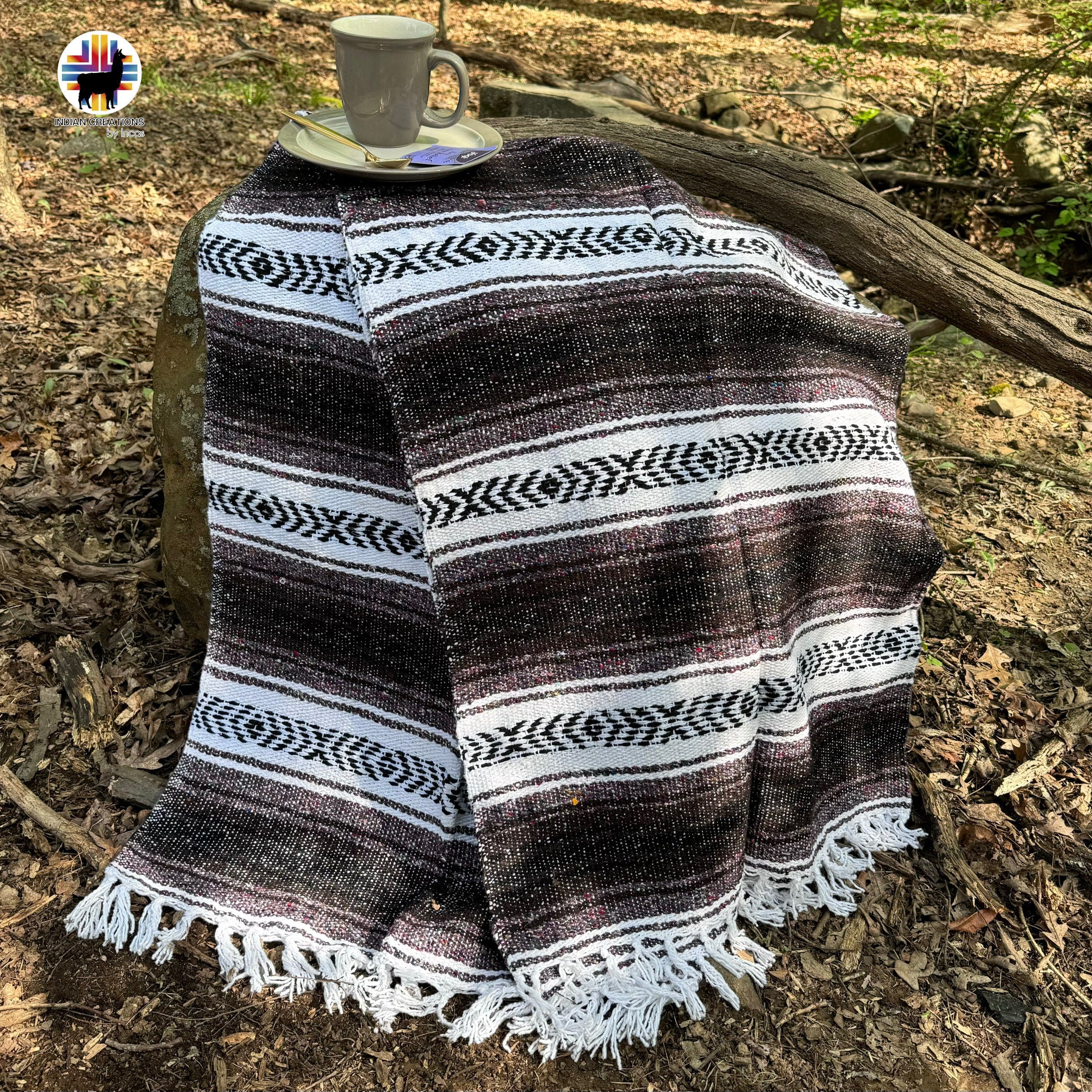 Handmade Mexican Blankets| Yoga Blankets | Handwoven falsa Blankets | Southwest Blankets | FREE SHIPPING!!