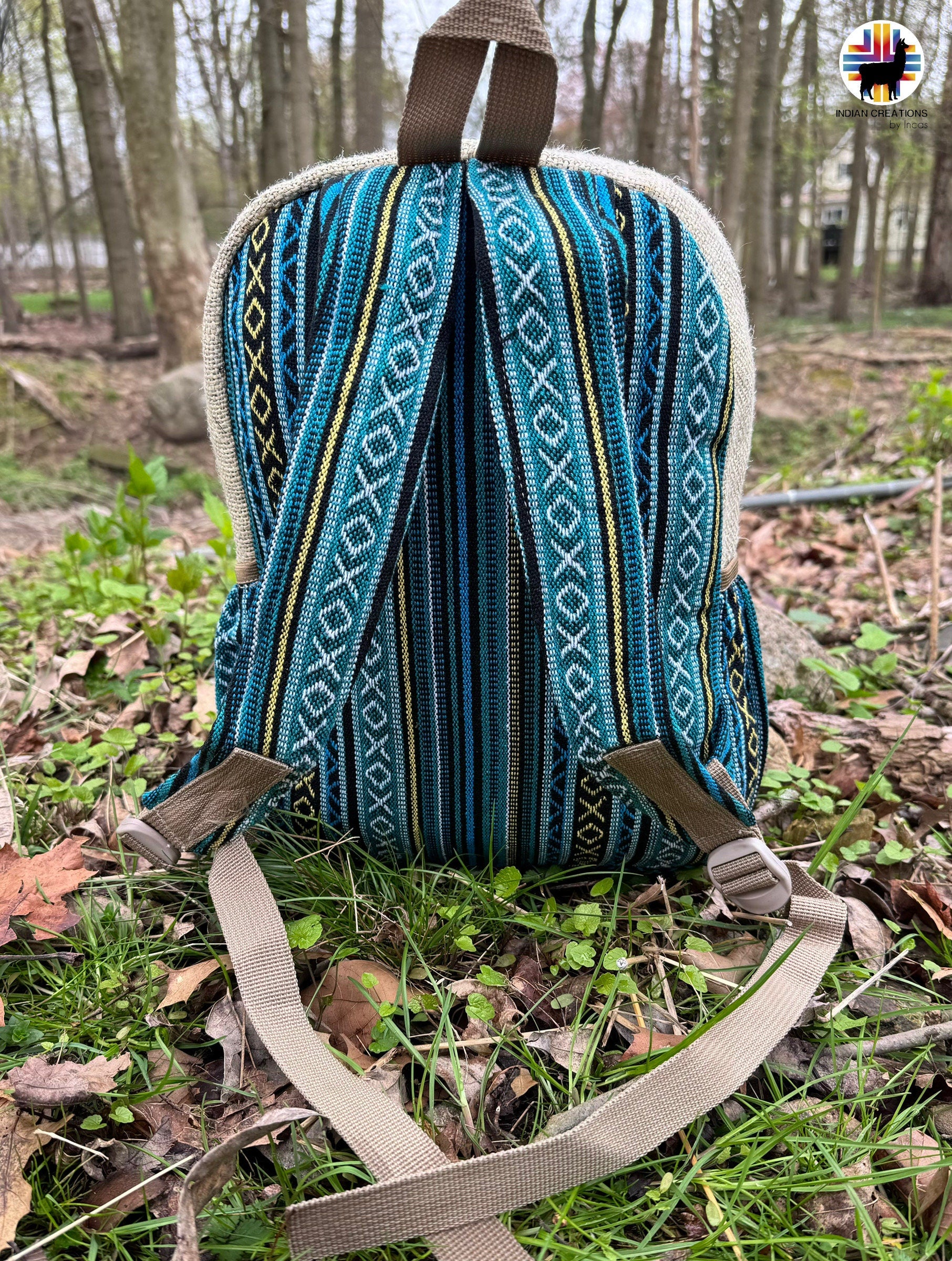 Handmade Geometric Backpack. (Purple Mushroom). Tie-dye. THC Free. Exclusive design. FREE SHIPPING! Gift Ideas