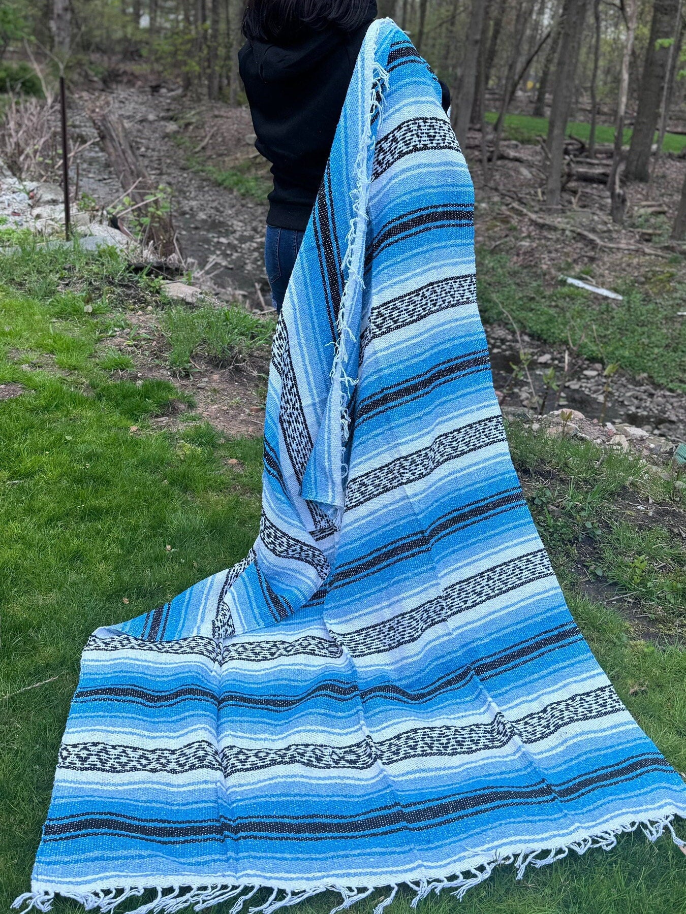 Handmade Mexican Blankets| Yoga Blankets | Handwoven falsa Blankets | Southwest Blankets | FREE SHIPPING!!