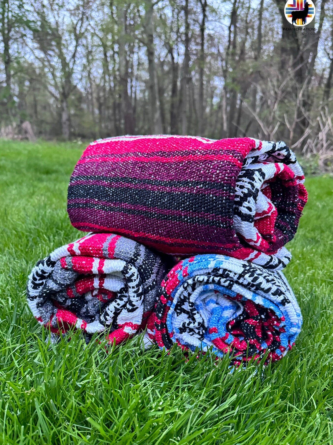 Handmade Mexican blankets| Yoga blankets| Handwoven falsa blanket| Southwest Blanket| FREE shipping!!