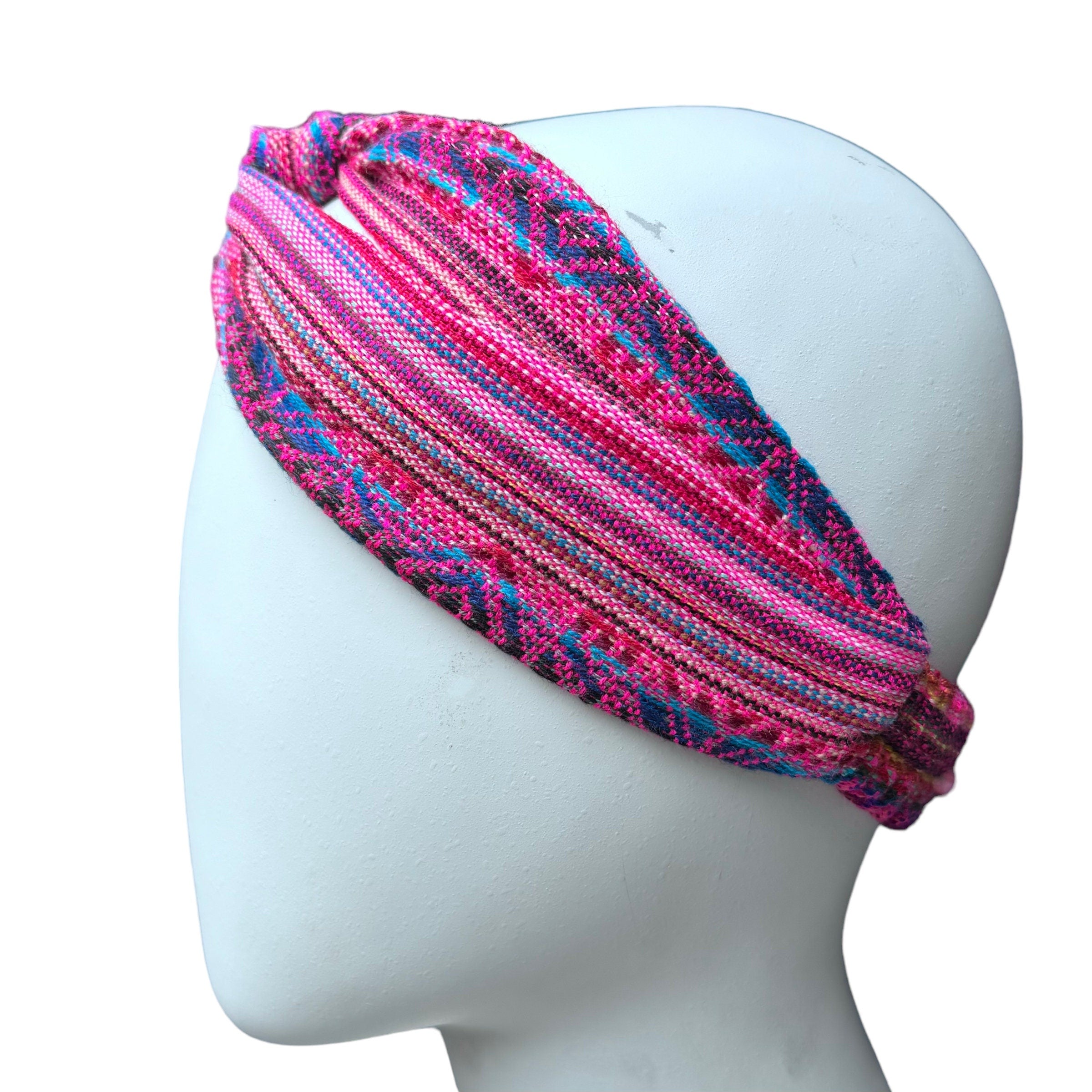 Handmade Headband. Boho Yoga Headband. Wide, Soft and Stretchy. Unisex. Handmade, colorful and comfortable. Gift Ideas