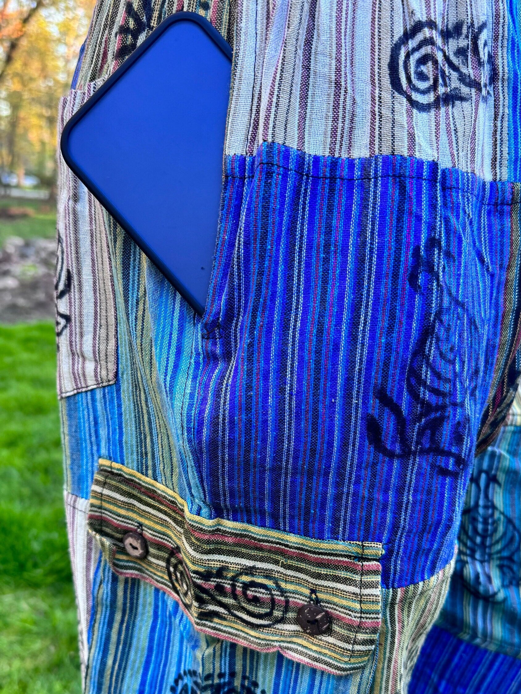 Hippie Style Pants.Size XL. Active Wear Bohemian Style. Super Comfortable and Machine Washable. Gifts Ideas