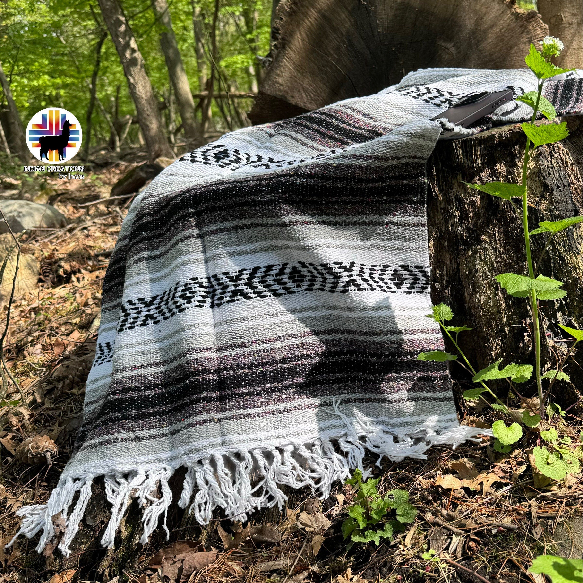 Handmade Mexican Blankets| Yoga Blankets | Handwoven falsa Blankets | Southwest Blankets | FREE SHIPPING!!