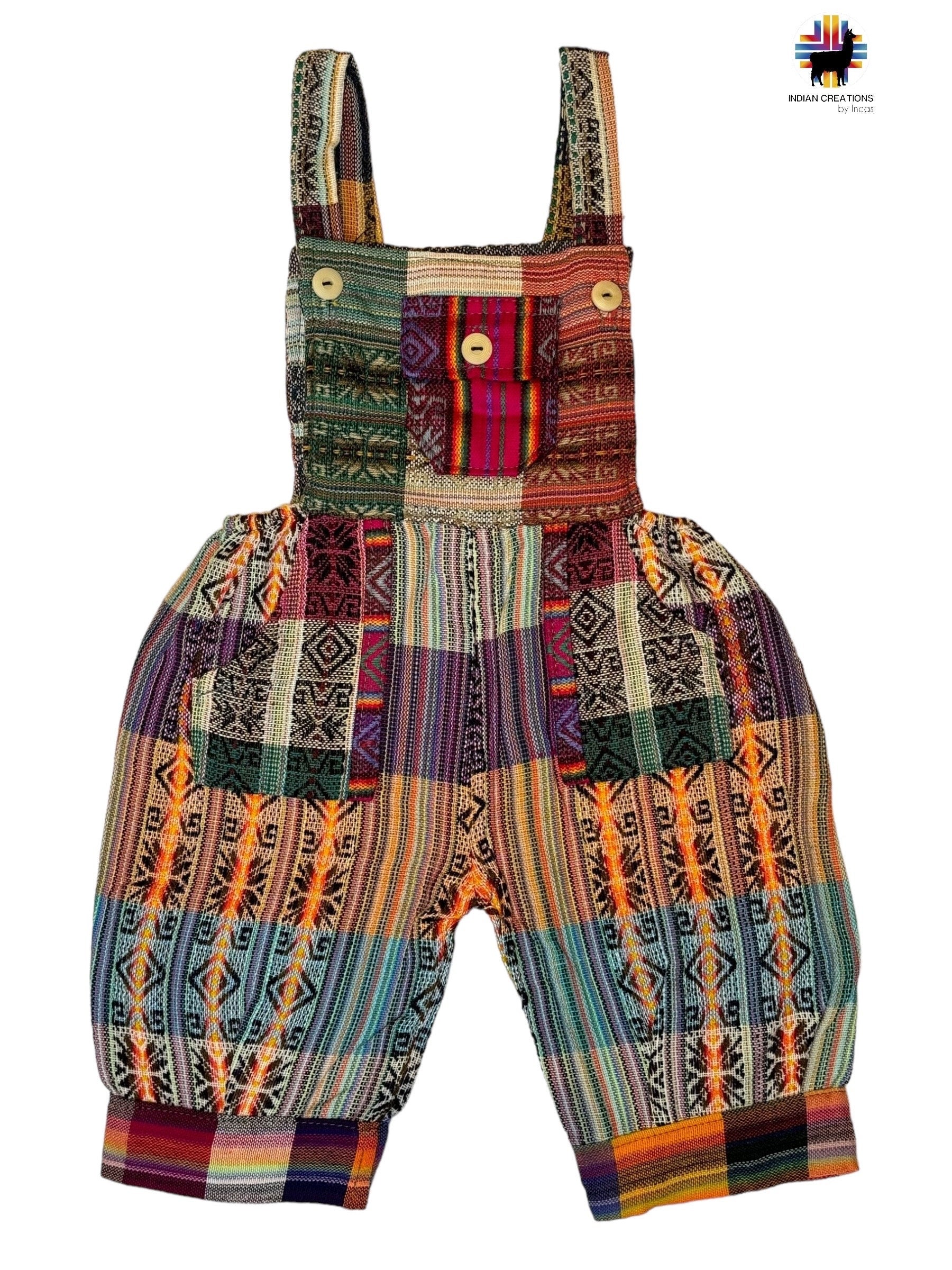 Boho Overalls, Handmade Cotton Overall,  Handmade Romper, Hipster Overalls, Children's  Jumpsuit, SIZE 4  Babyshower gift, FREE SHIPPING
