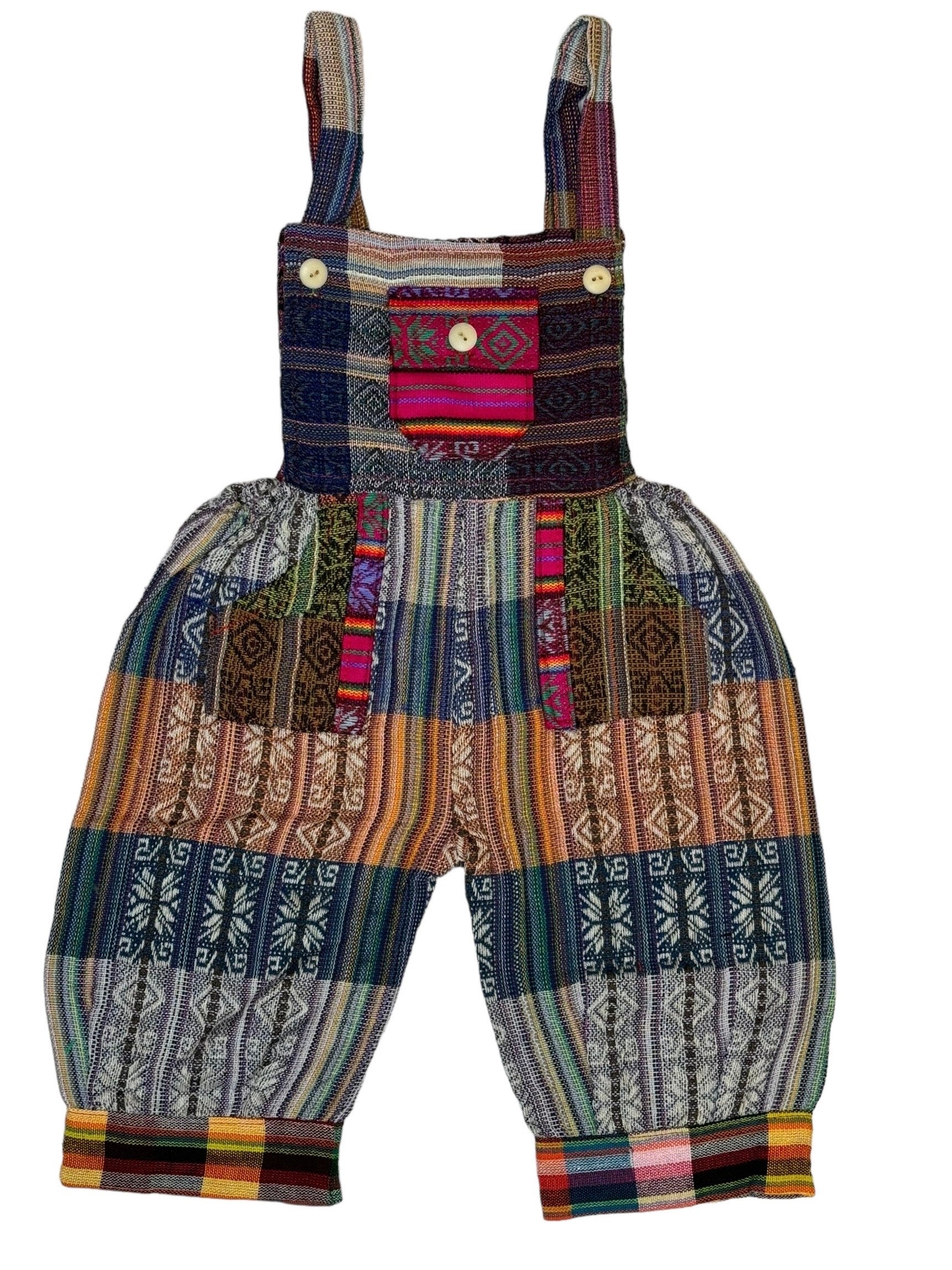 Boho Overalls, Handmade Cotton Overall,  Handmade Romper, Hipster Overalls, Children's  Jumpsuit, SIZE 6  Babyshower gift, FREE SHIPPING