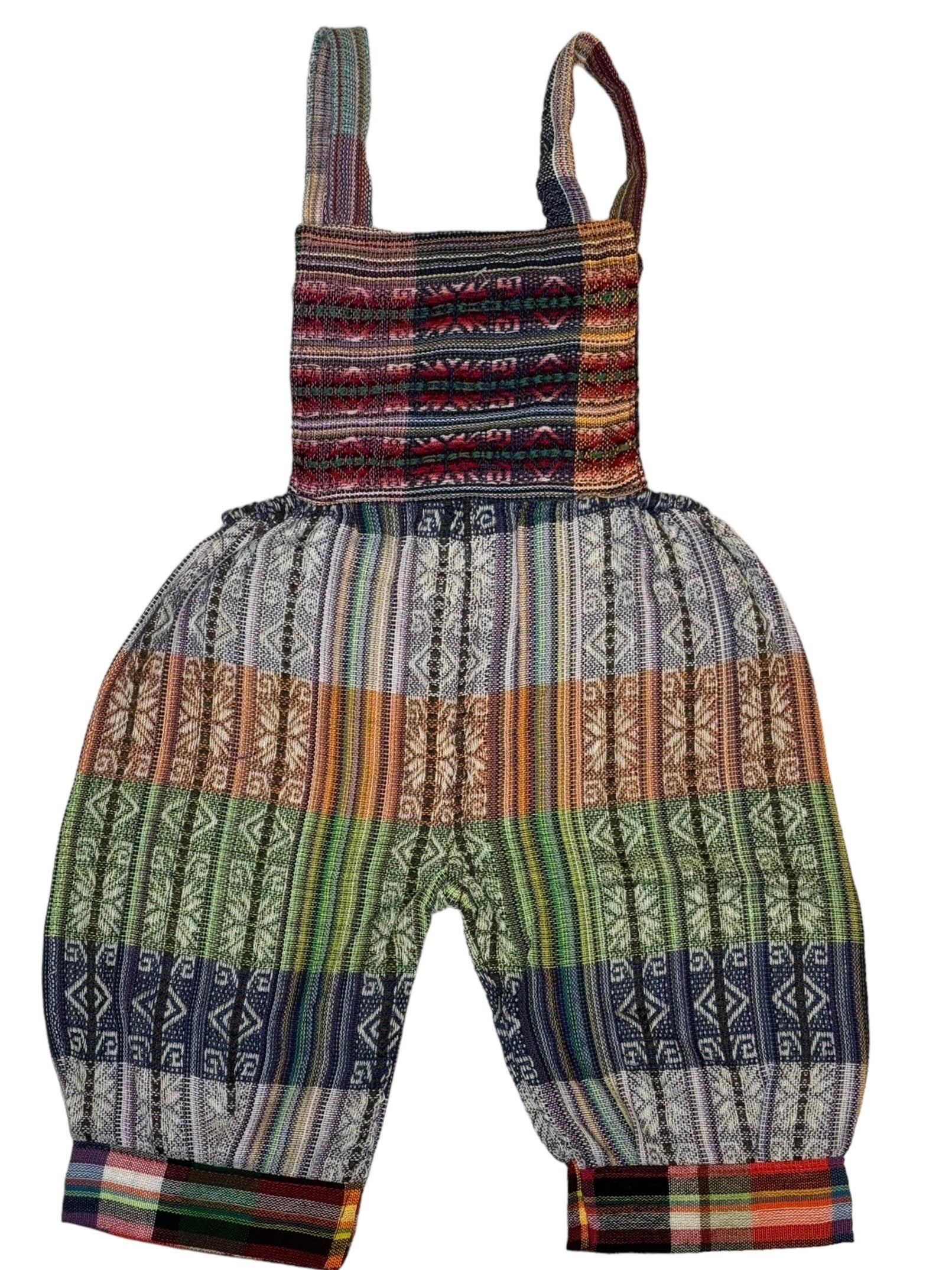 Boho Overalls, Handmade Cotton Overall,  Handmade Romper, Hipster Overalls, Children's  Jumpsuit, SIZE 6  Babyshower gift, FREE SHIPPING